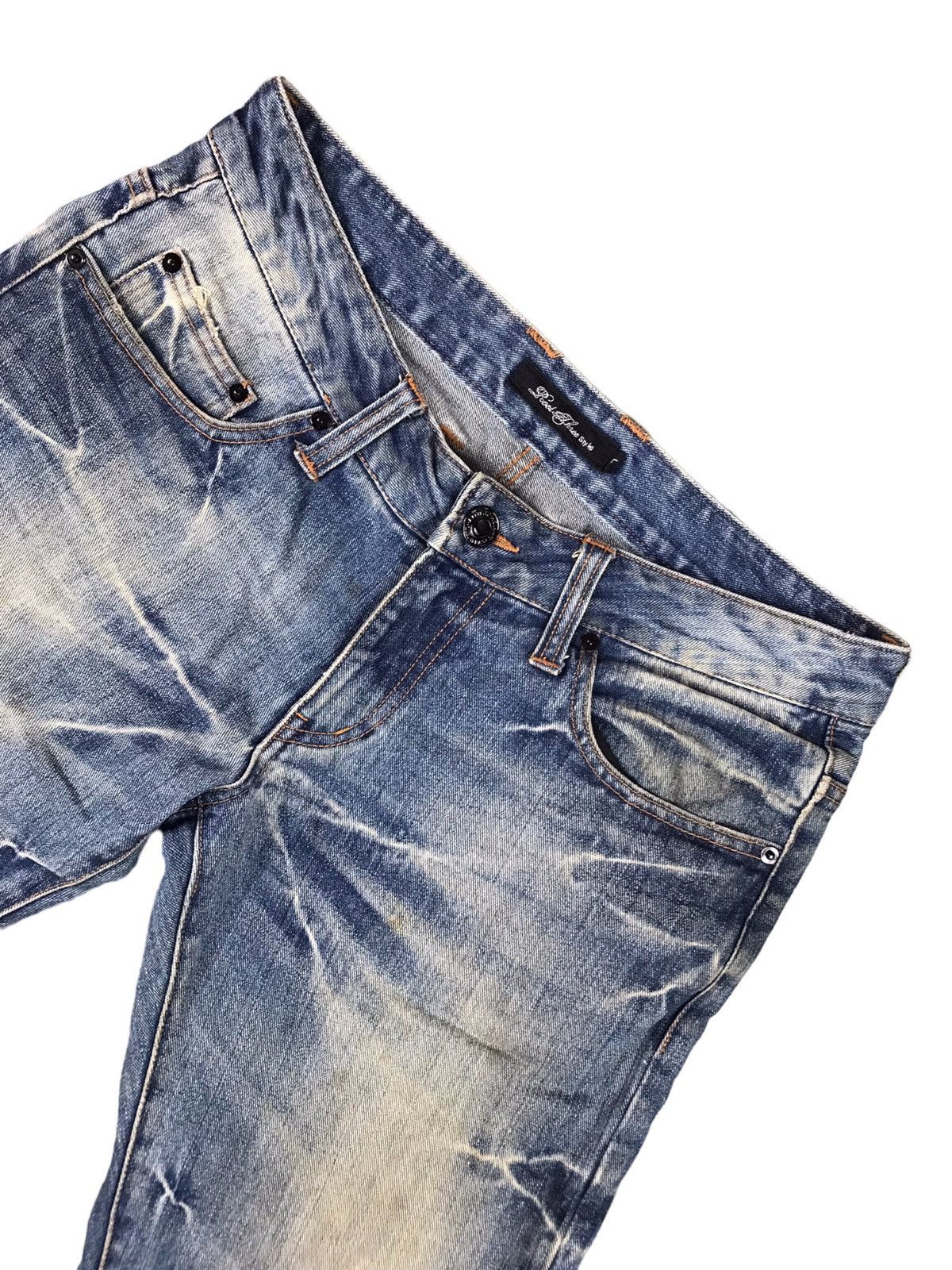 Japanese Brand AUTHENTIC ROOT THREE STYLE BIKERS JEANS Size US 35 - 4 Thumbnail