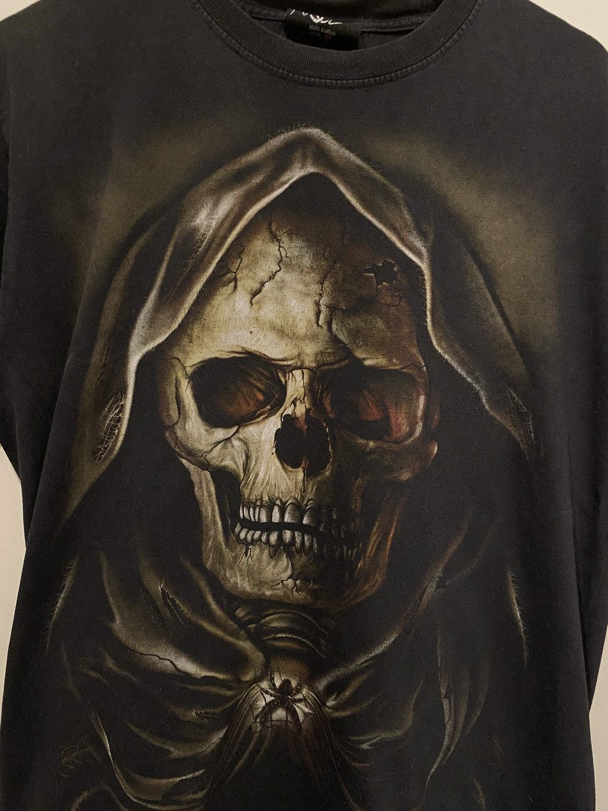 Vintage Vintage Kool Change Grim Reaper Double-Sided Graphic Tee Size US M / EU 48-50 / 2 - 2 Thumbnail