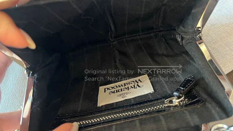 Other Vivienne Westwood size os Pure Cowhide Gunmetal Color Dumpl Size ONE SIZE - 4 Thumbnail