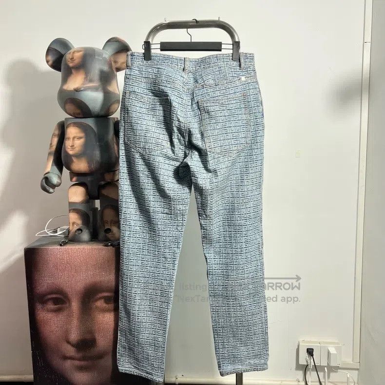 Givenchy Givenchy SizeS All-over printed denim pants S1802 Size US 29 - 2 Thumbnail