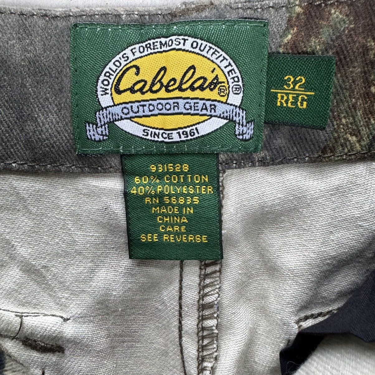 Realtree 🌟MOUSY OAK REAL TREE CARGO PANTS Size US 32 / EU 48 - 10 Thumbnail