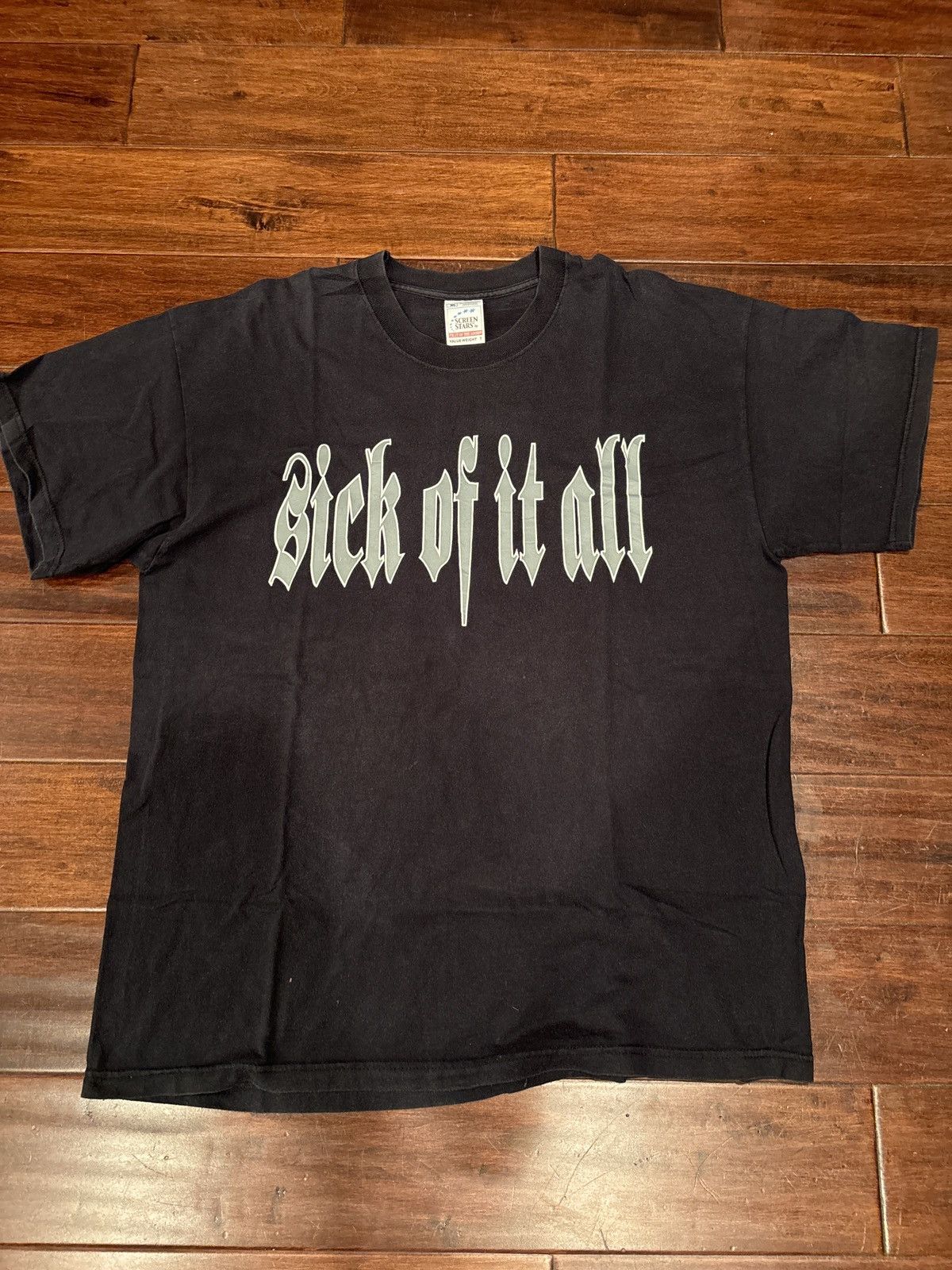 Vintage 90s 00s Sick Of It All SOIA T-Shirt New York City Hardcore Punk high quality Band Merch Tee Size L