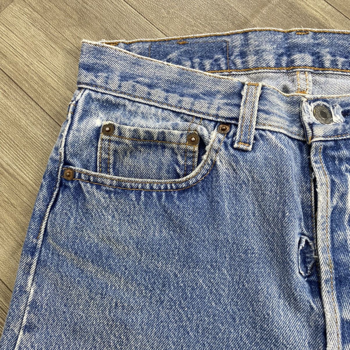 Levi's Vintage Clothing 🇺🇸1990s Vintage Levis 501 USA 30x33 #501 Blue Jeans Size US 29 - 8 Thumbnail