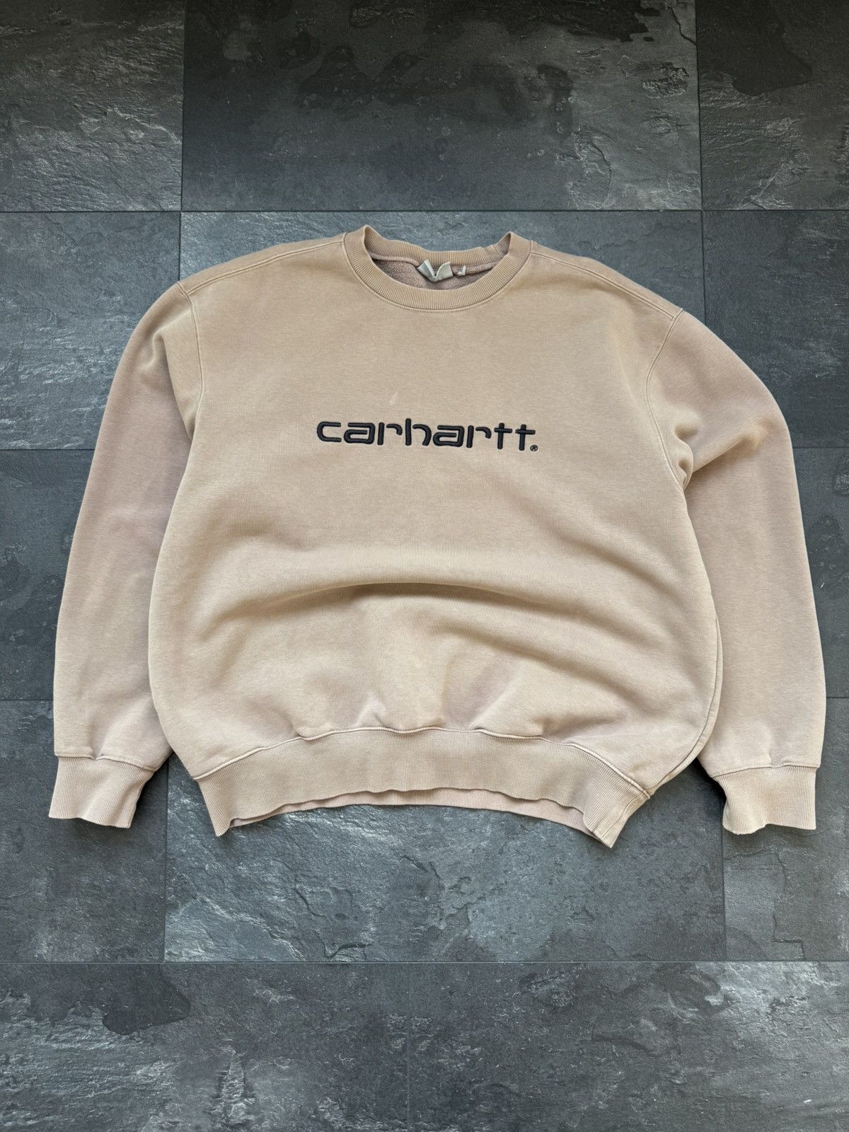 Carhartt × Vintage Vintage Carhartt oversize rare big logo sweatshirt Size US XL / EU 56 / 4 - 1 Thumbnail