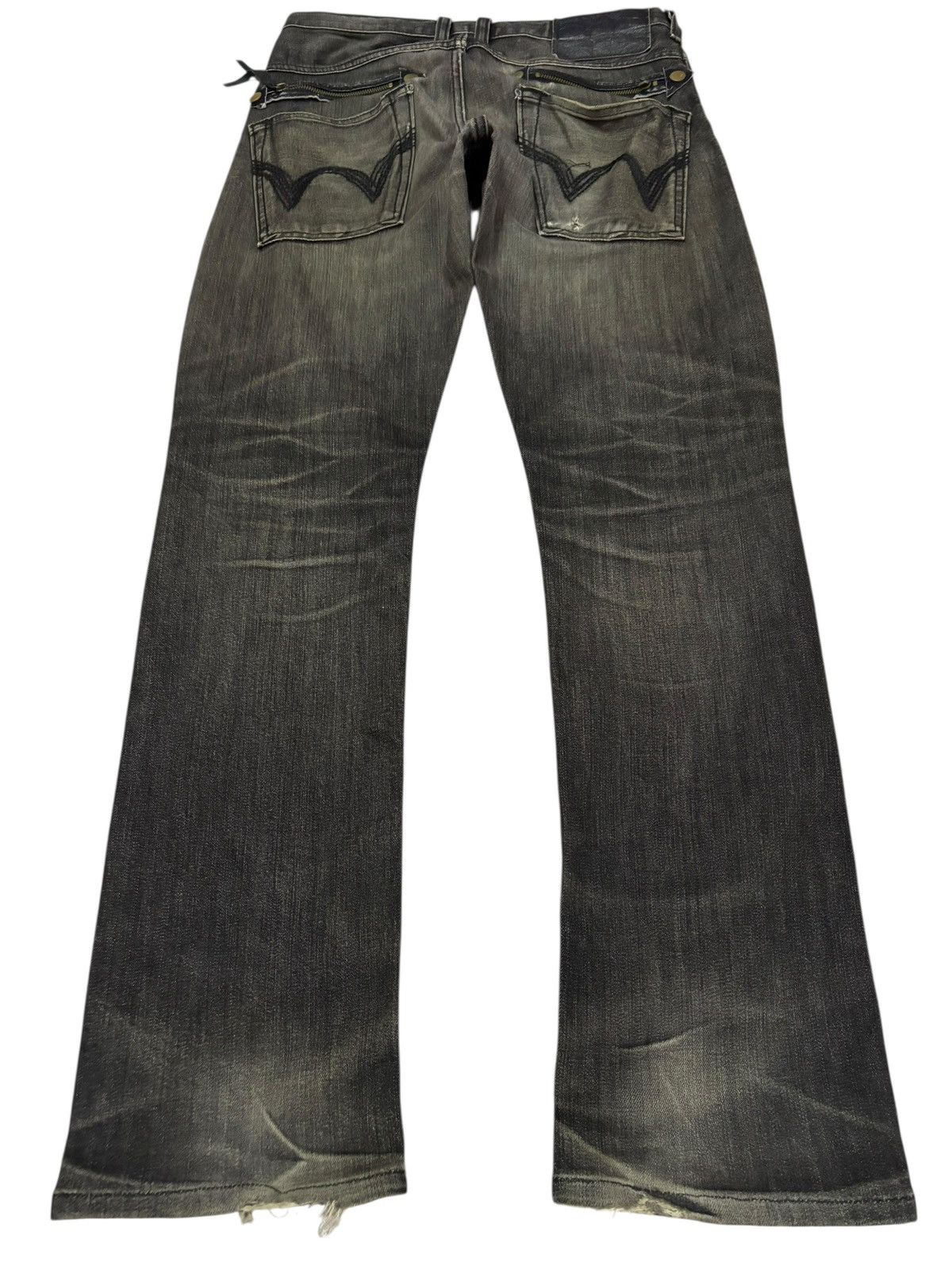 Edwin Vtg Edwin XV Japan Distressed Jeans Size US 30 / EU 46 - 2 Thumbnail