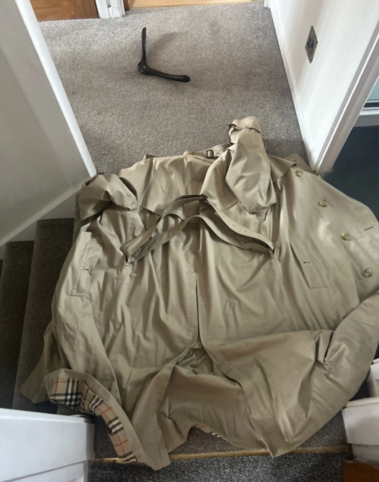 Burberry Burberry Trench coat check lined trench coat Size US XXL / EU 58 / 5 - 5 Thumbnail