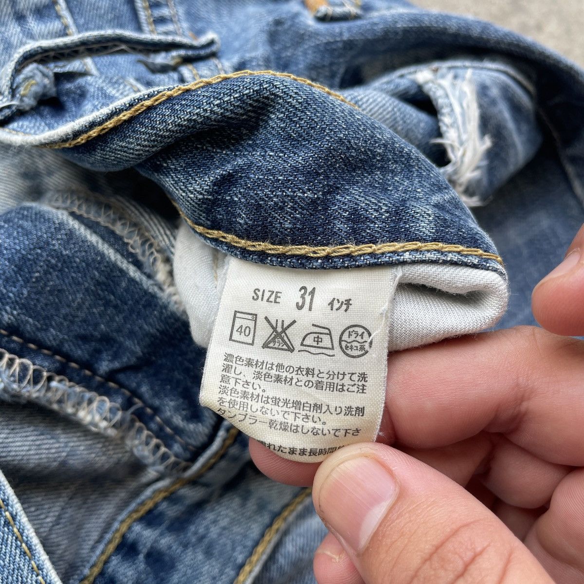 Levi's Vintage Clothing Vintage Levi’s 503 Distressed Faded Denim Jeans Pants W31 Size US 31 - 8 Thumbnail
