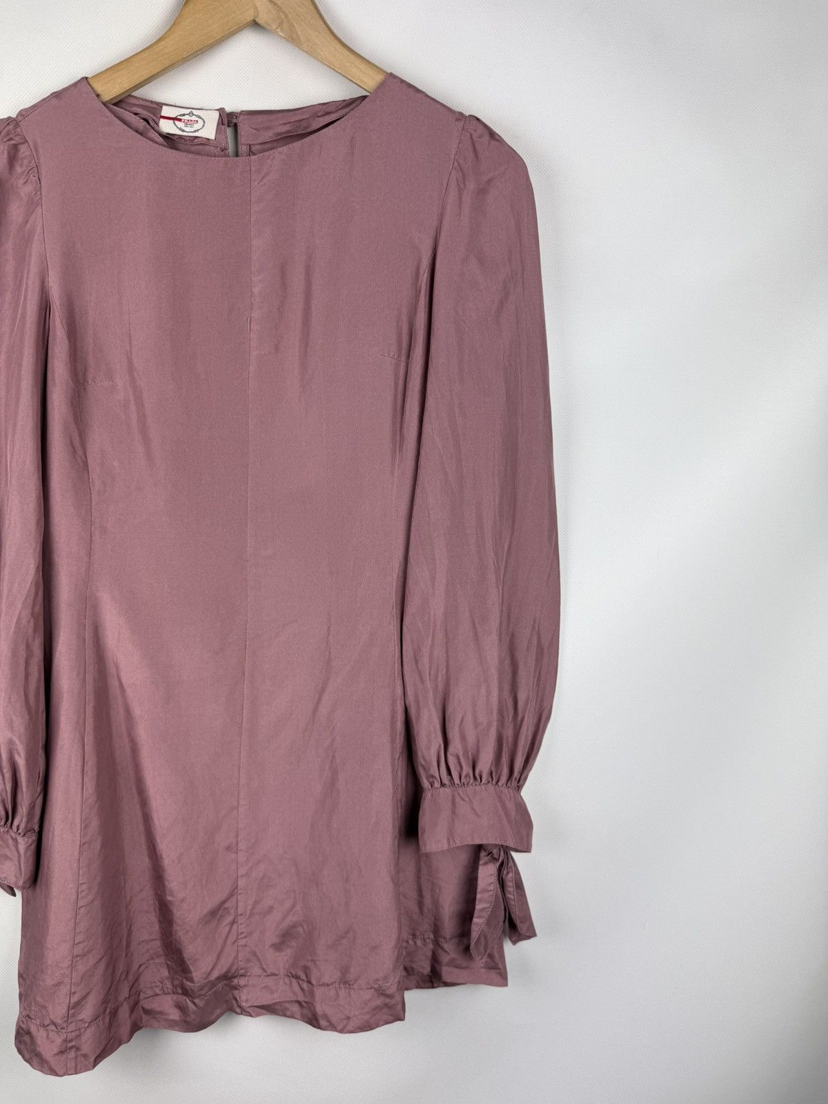 Prada Prada Milano Ladies Long Sleeve Silk Tunic Dress Size 40 Size S / US 4 / IT 40 - 3 Thumbnail