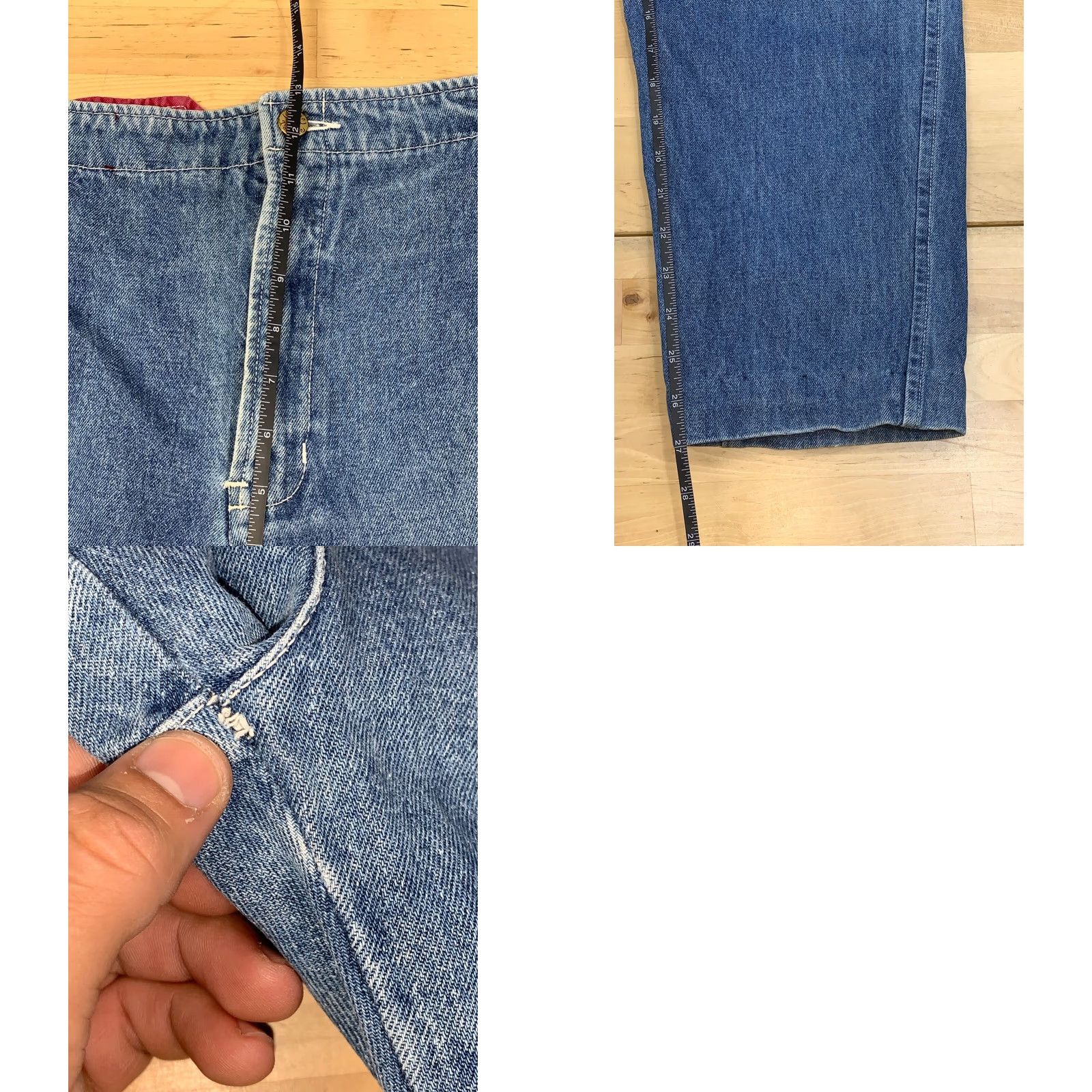 Vintage Sergio Valente Womens Jeans 11/12 High Rise Medium Wash Straight Blue Jeans Womens 11/12 Medium Wash 5838 Size 32" / US 10 / IT 46 - 8 Thumbnail