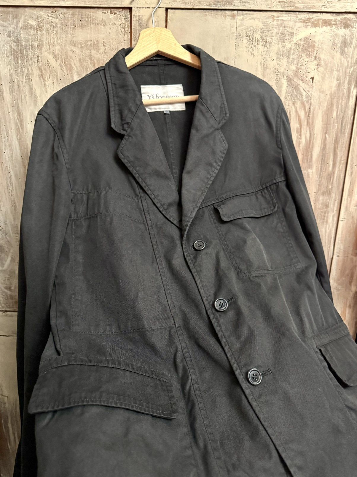 Y's × Y's for Men × Yohji Yamamoto yohji yamamoto workwear canvas jacket blazer 3 jp Size US M / EU 48-50 / 2 - 6 Thumbnail