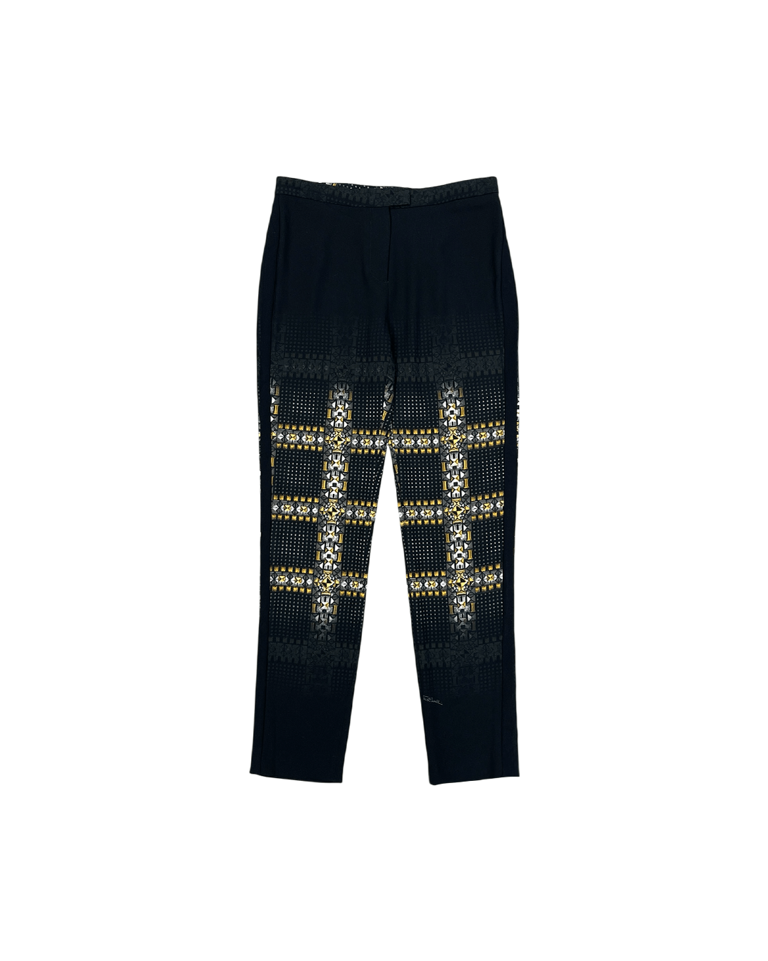 Just Cavalli Just Cavalli AW12 Geometric Cross Printed Trousers Size 27" / US 4 / IT 40 - 1 Thumbnail