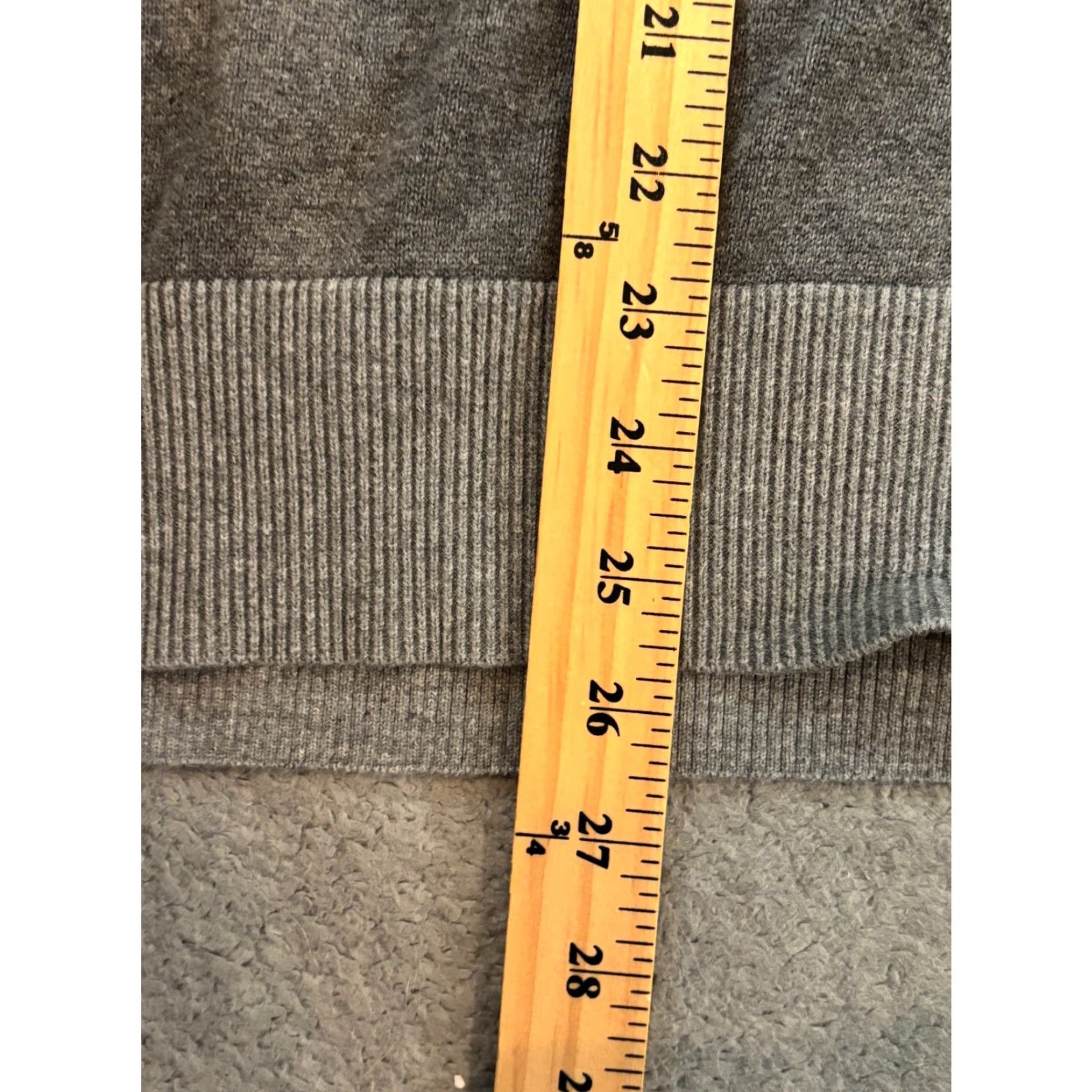 Banana Republic Banana Republic Sweater Mens 1/4 Zip Striped Pullover Long Sleeve Gray Medium Size US M / EU 48-50 / 2 - 4 Thumbnail