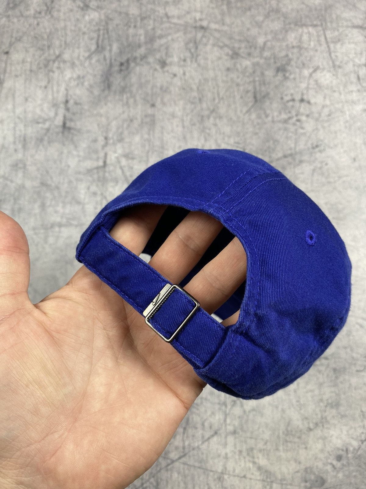Nike × Vintage Vintage Nike Center Logo y2k Drill Cap Size ONE SIZE - 7 Thumbnail