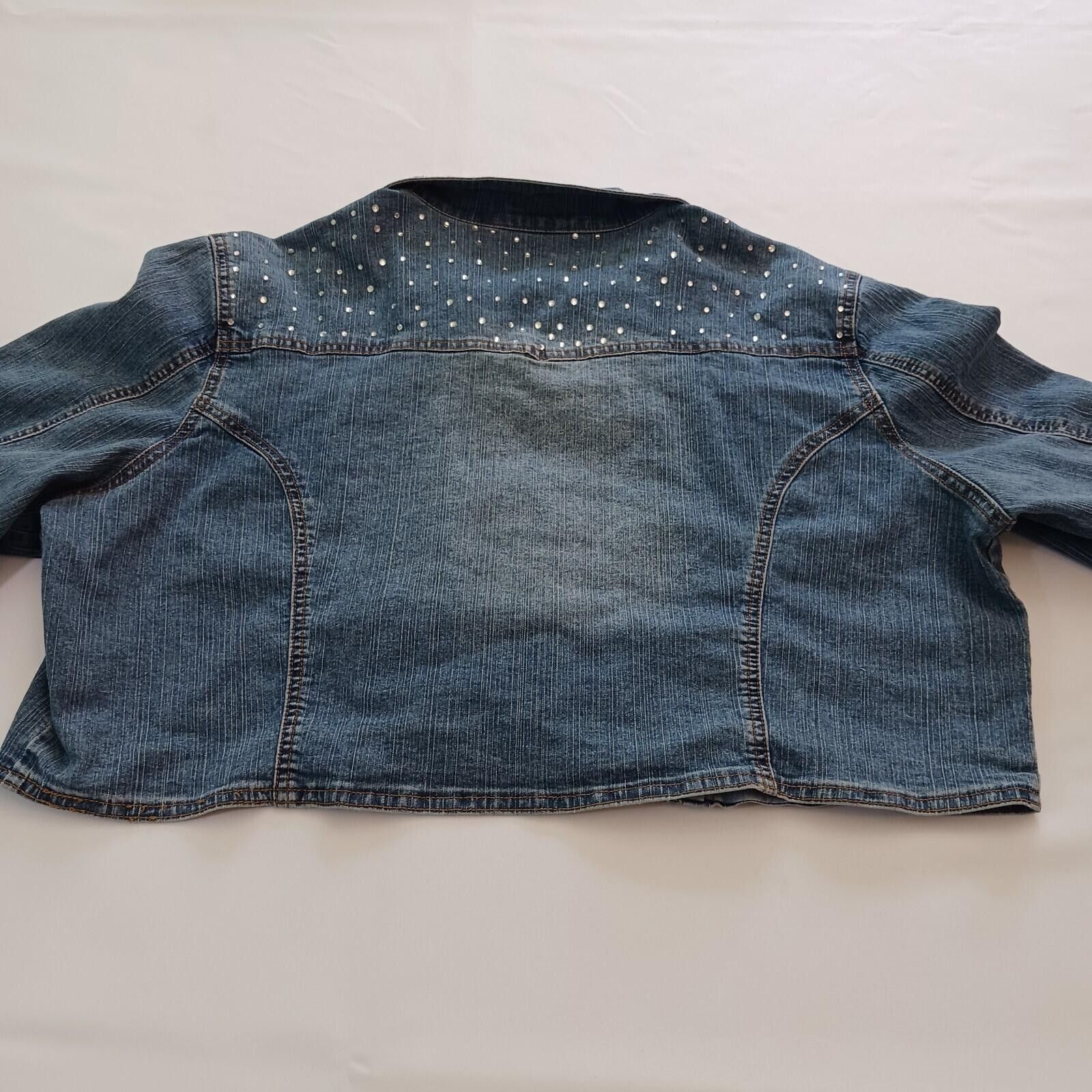 Other VTG Thalia Sodi Denim Women Jacket Jeans Blue Vest Size M Size M / US 6-8 / IT 42-44 - 2 Thumbnail