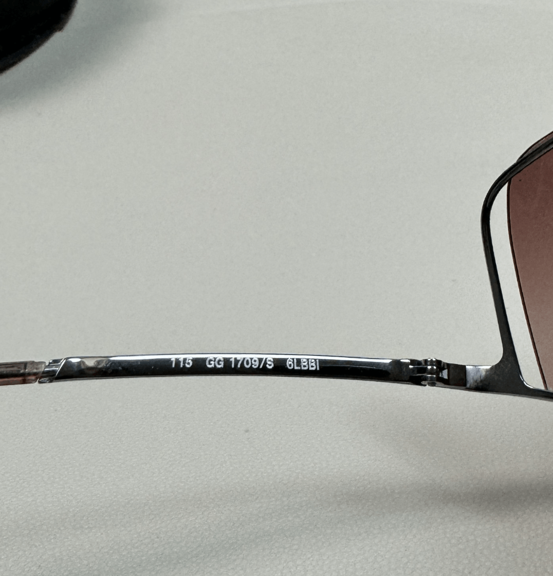Gucci Gucci Sunglasses GG1709 Mask Logo Shield Sport Size ONE SIZE - 8 Thumbnail