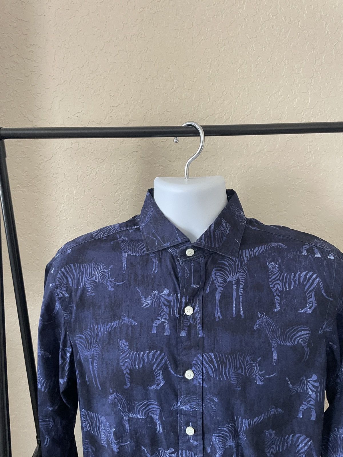 Polo Ralph Lauren African Safari Indigo Blue Cotton shirt nwt 168.00 Size US M / EU 48-50 / 2 - 2 Thumbnail