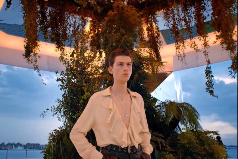 Saint Laurent Paris saint laurent paris size 38 Silk Ruffle Shirt 2503-Nextarro Size US M / EU 48-50 / 2 - 6 Thumbnail