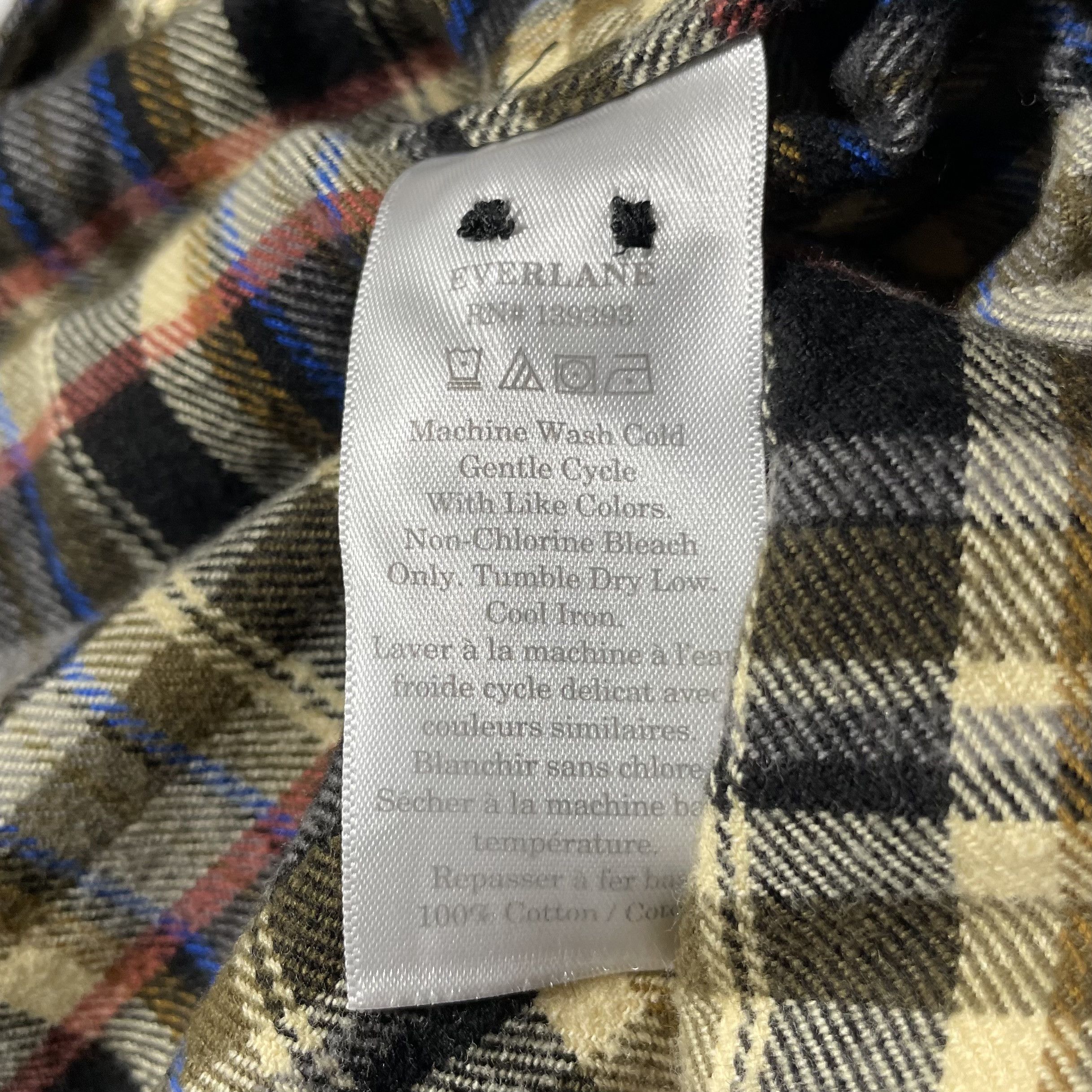 Everlane New Everlane The Boxy Flannel Long Sleeve Button Down Shirt Size XS / US 0-2 / IT 36-38 - 12 Thumbnail