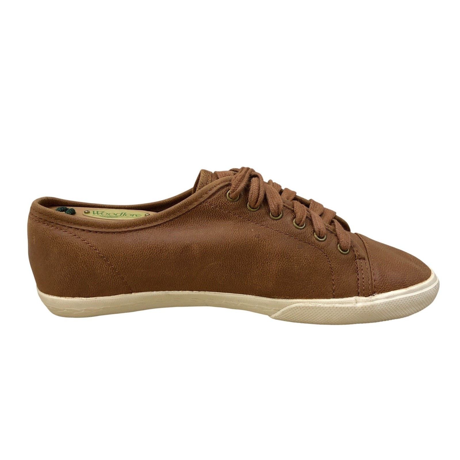 Frye Frye Shoes 7M Leather Low Top Sneakers Cognac Casual Lace Up Size US 7 / IT 37 - 3 Thumbnail