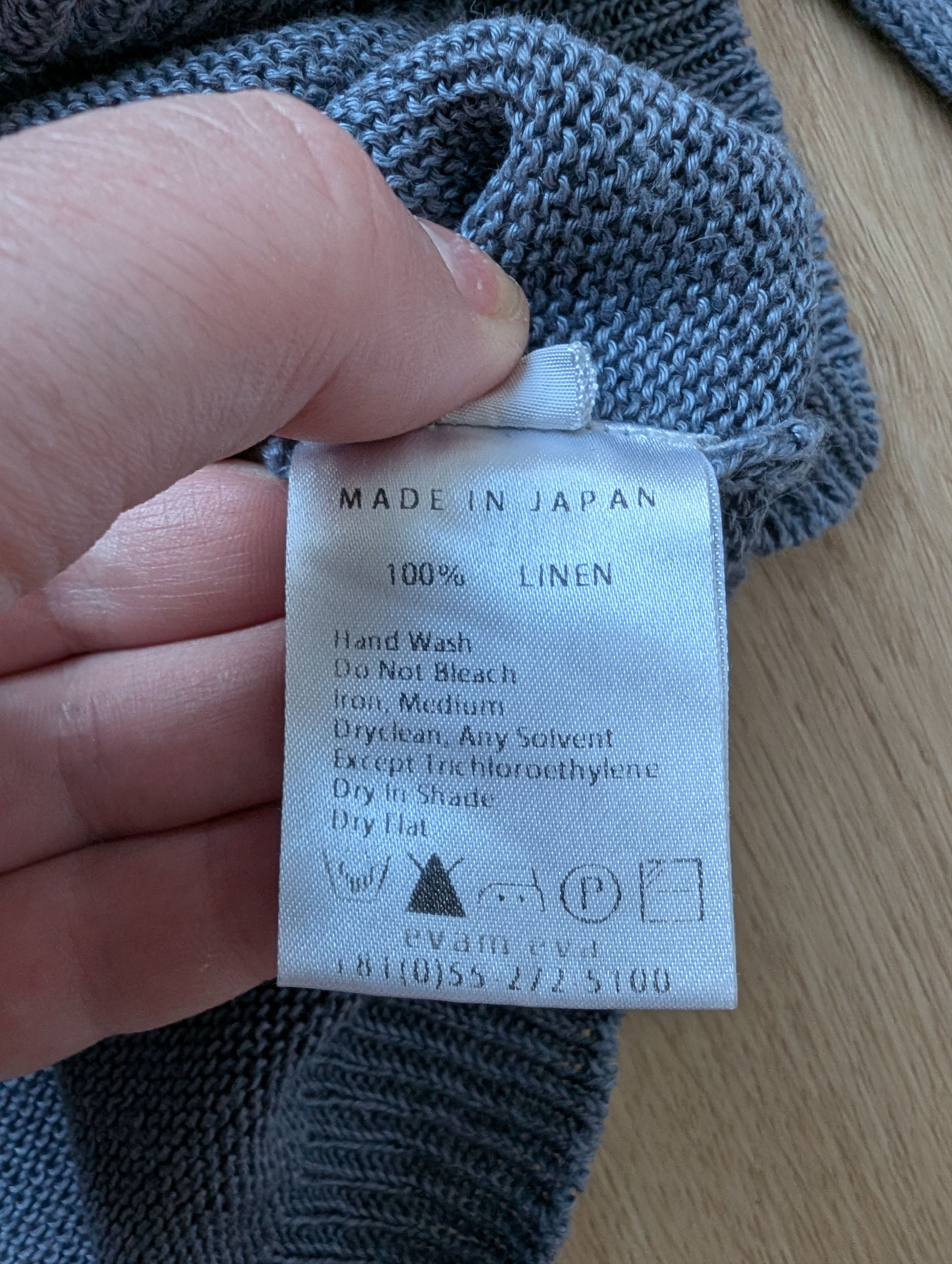 Japanese Brand Evam Eva 100% Linen Crew Neck Long Slv Sweater Japan Size S / US 4 / IT 40 - 5 Thumbnail