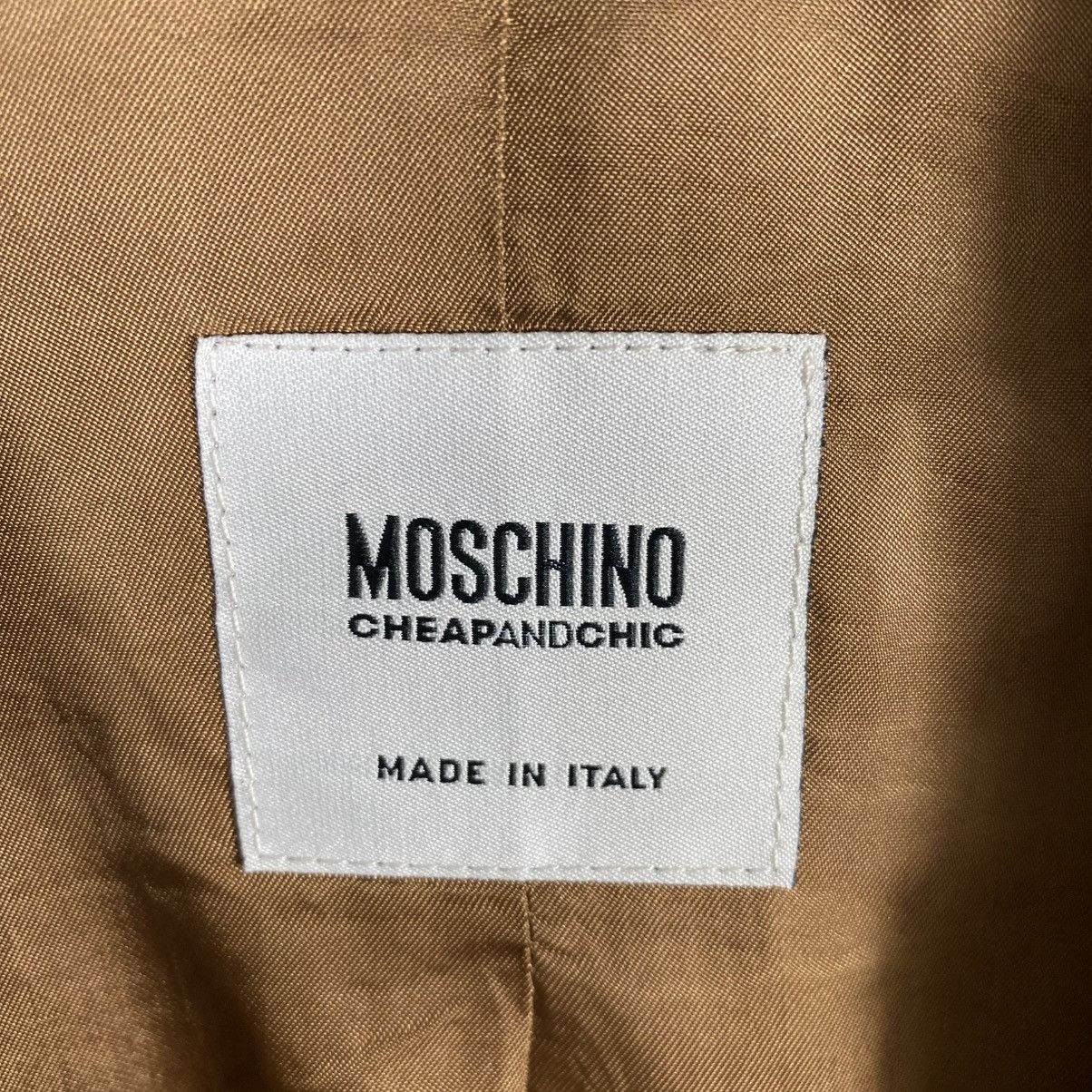 Moschino Moschino Cheap And Chic Wool Button Jacket Brown Colour Size M / US 6-8 / IT 42-44 - 6 Thumbnail