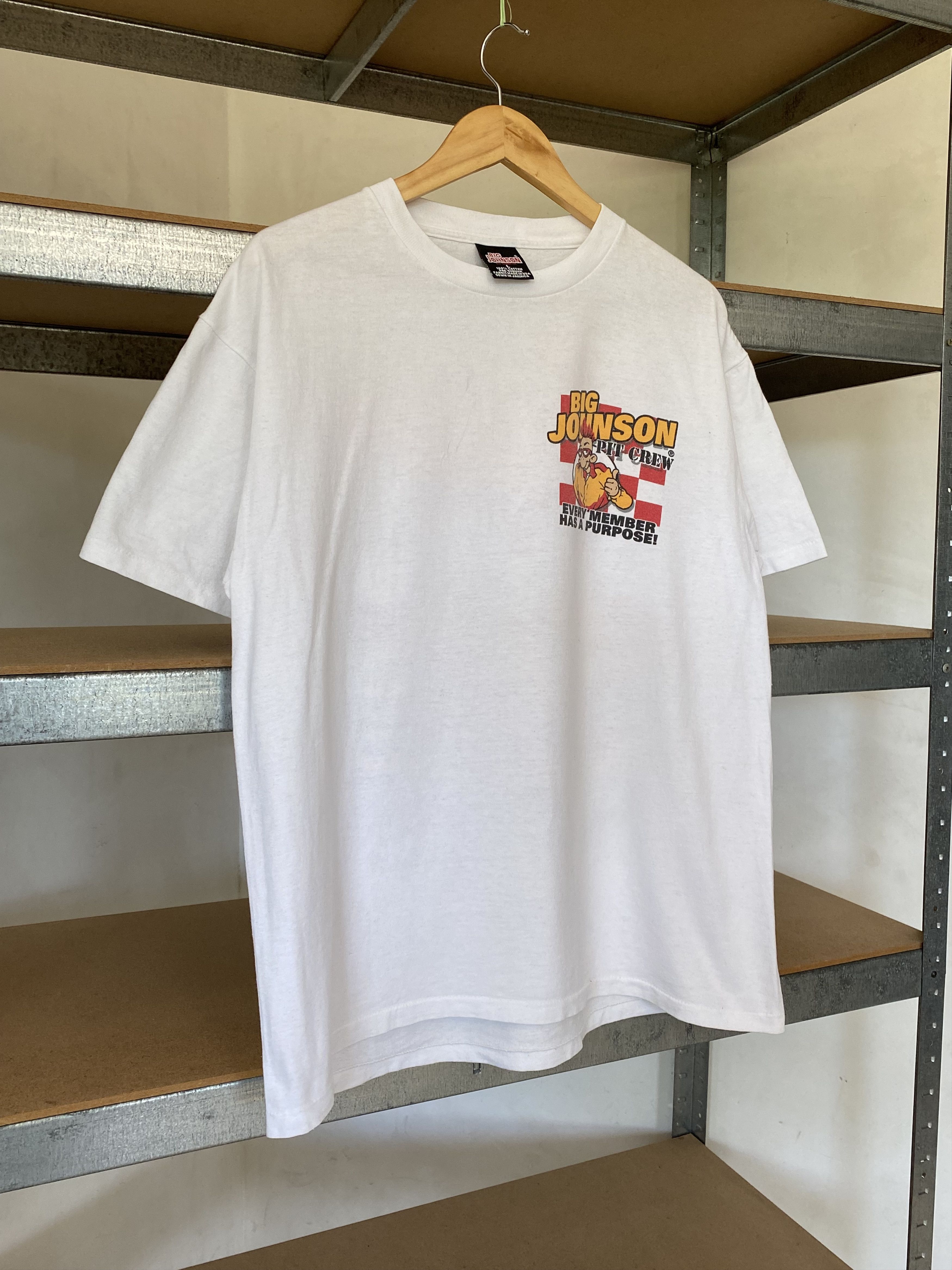 Vintage Big Johnson Vintage 1997 Racing Pit Stop Naughty Tee Size US L / EU 52-54 / 3 - 5 Thumbnail