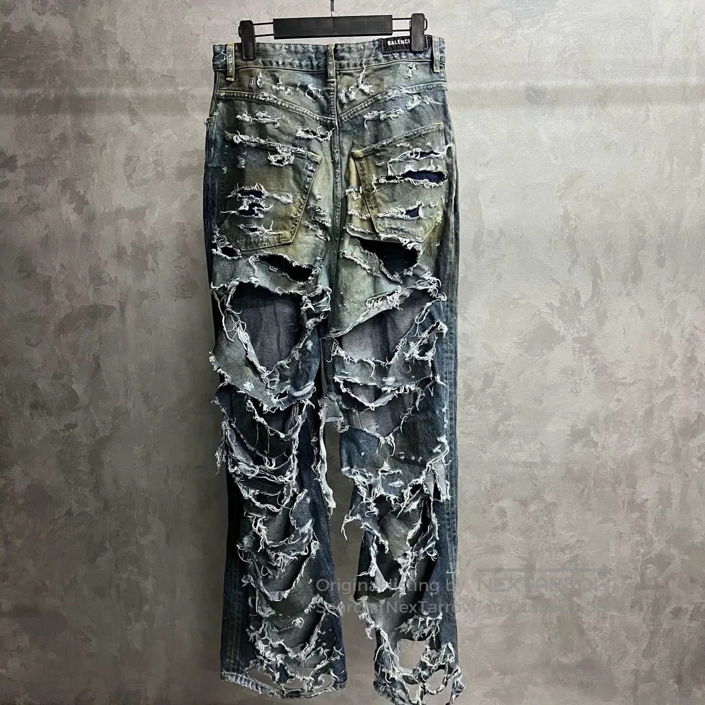 Balenciaga balenciaga distressed blue denim jeans size M. Size US 28 / EU 44 - 2 Thumbnail