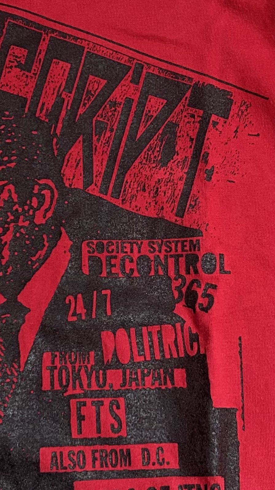 Band Tees × Japanese Brand Vintage Flip The Script Tee Album Cover Negative FX Size US XL / EU 56 / 4 - 14 Thumbnail