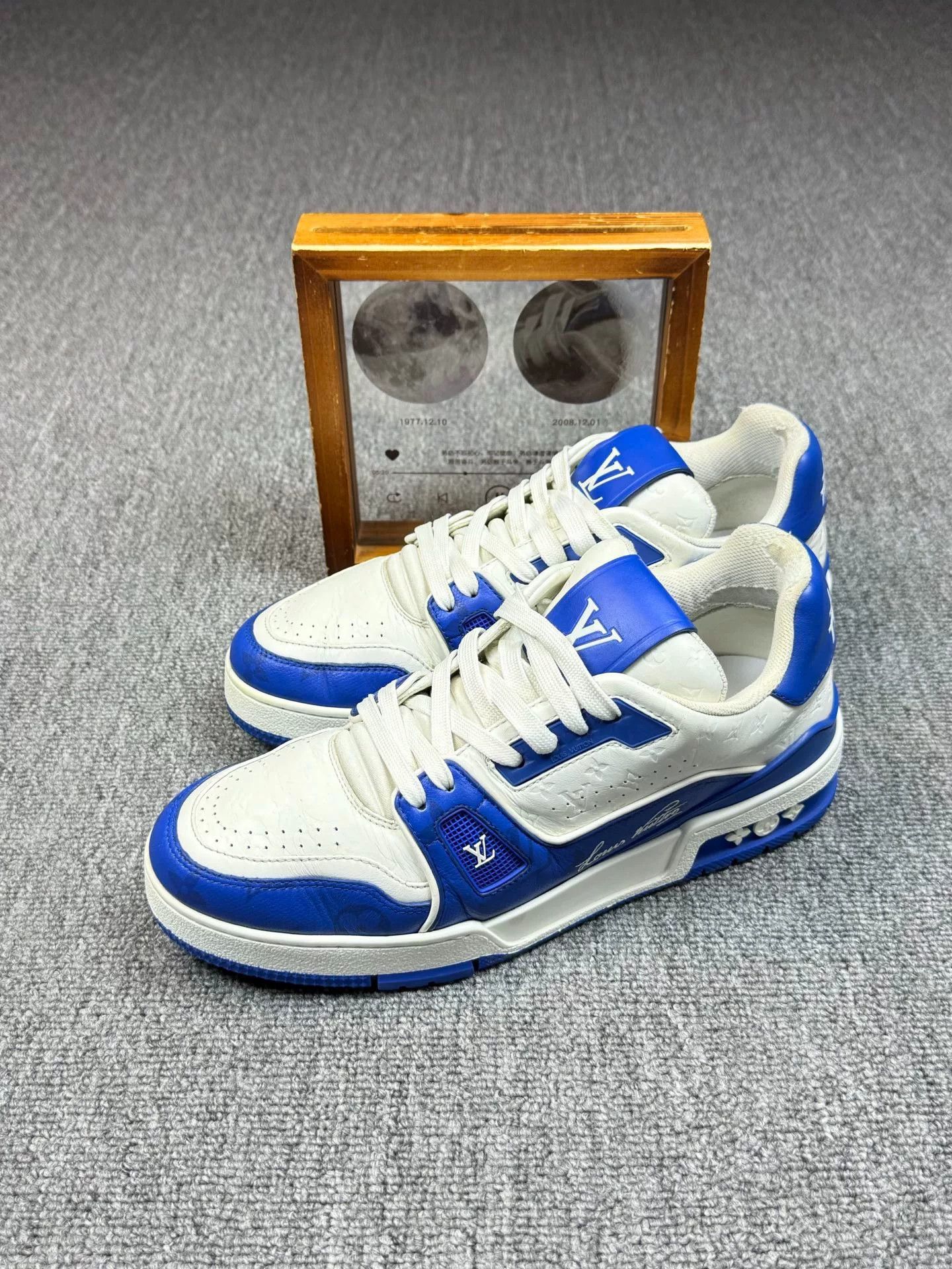 Louis Vuitton Louis Vuitton Training Blue Lowtop Sneakers 7 Men Size US 7 / EU 40 - 1 Thumbnail