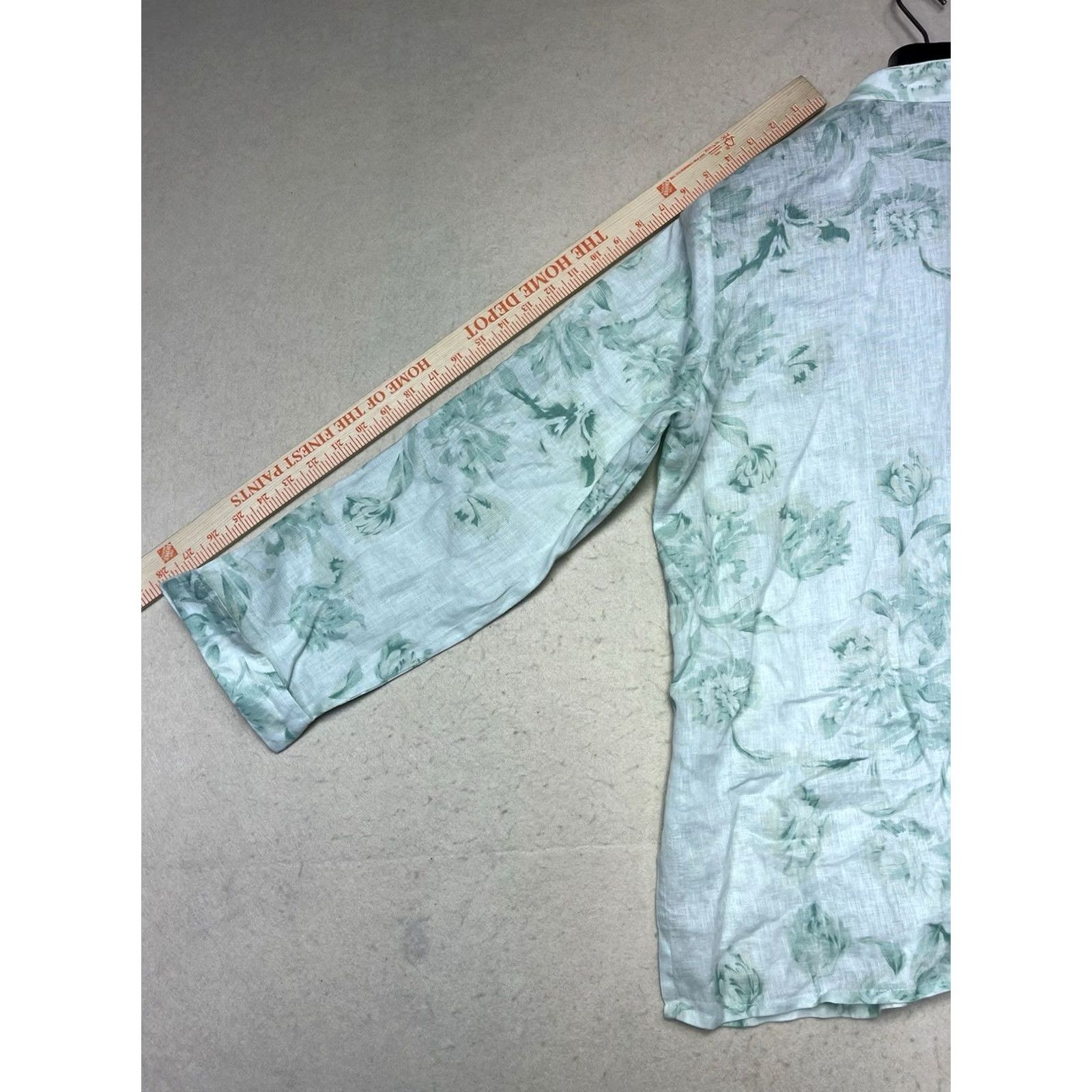 Vintage Rafaella Linen Floral Button Up Tunic Top Shirt Women’s Size 14 Size XL / US 12-14 / IT 48-50 - 5 Thumbnail