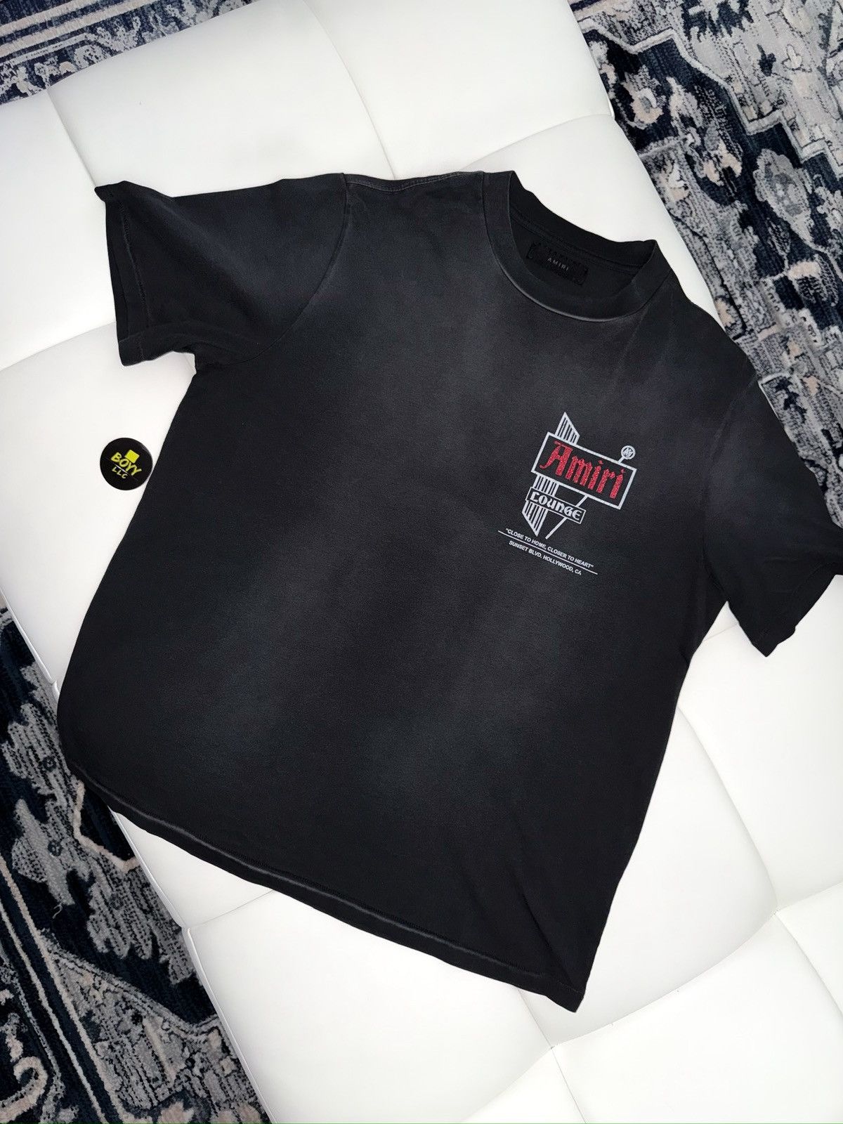 Amiri Amiri red logo t shirt Size US M / EU 48-50 / 2 - 2 Thumbnail
