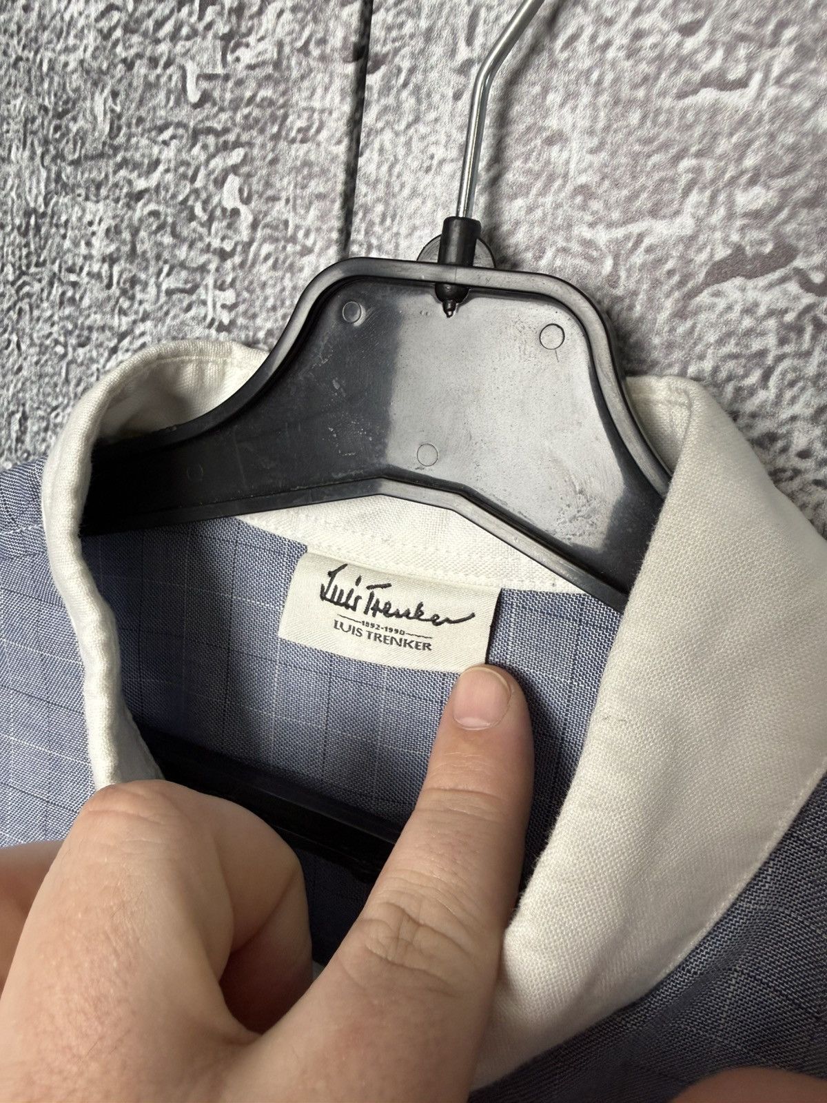 Lui's Luis Trenker Check Long Sleeve Button Shirt Contrast Collar Size US L / EU 52-54 / 3 - 12 Thumbnail