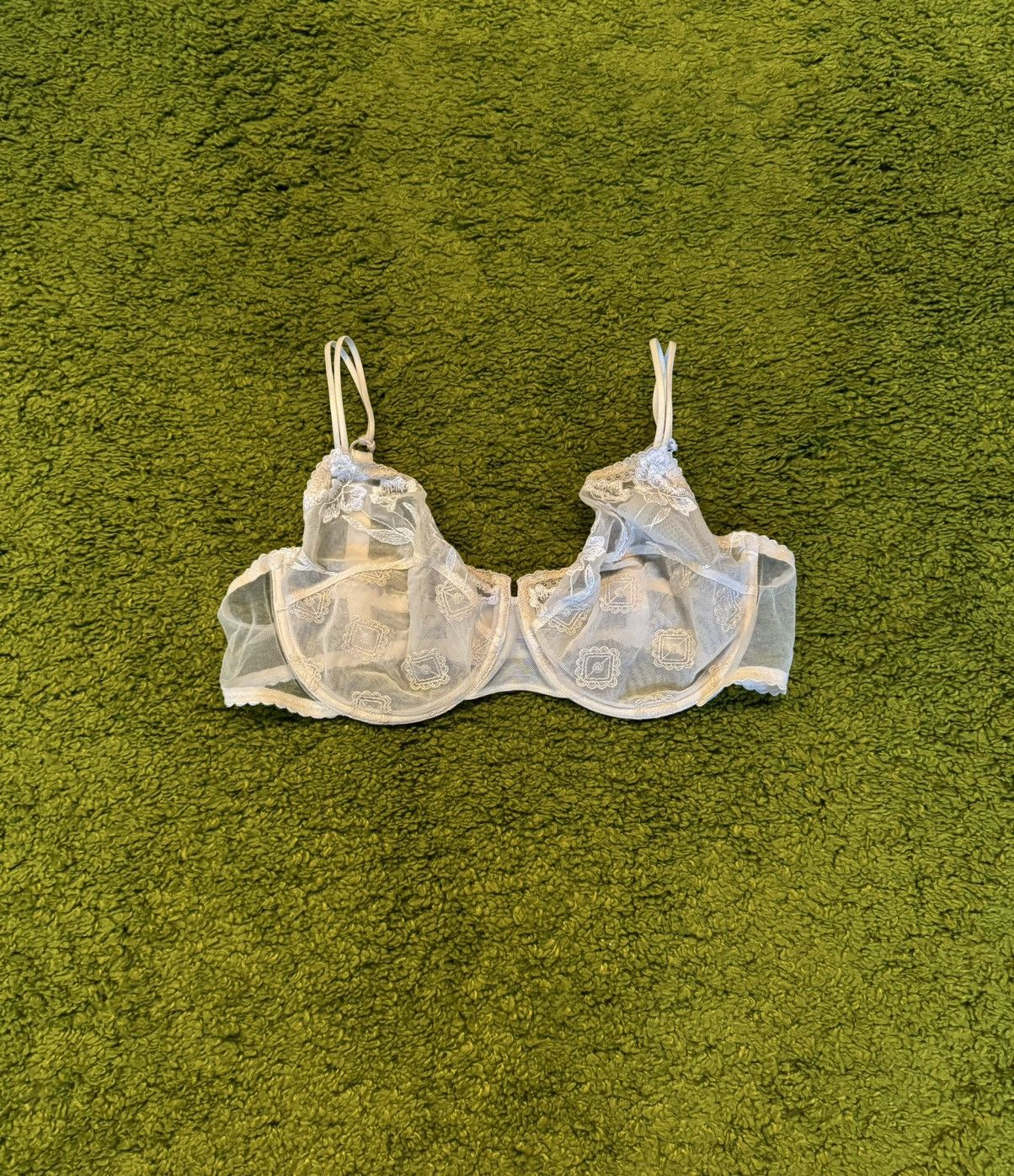 Designer × Vintage × Wolford Wolford mesh bra Size ONE SIZE - 7 Thumbnail