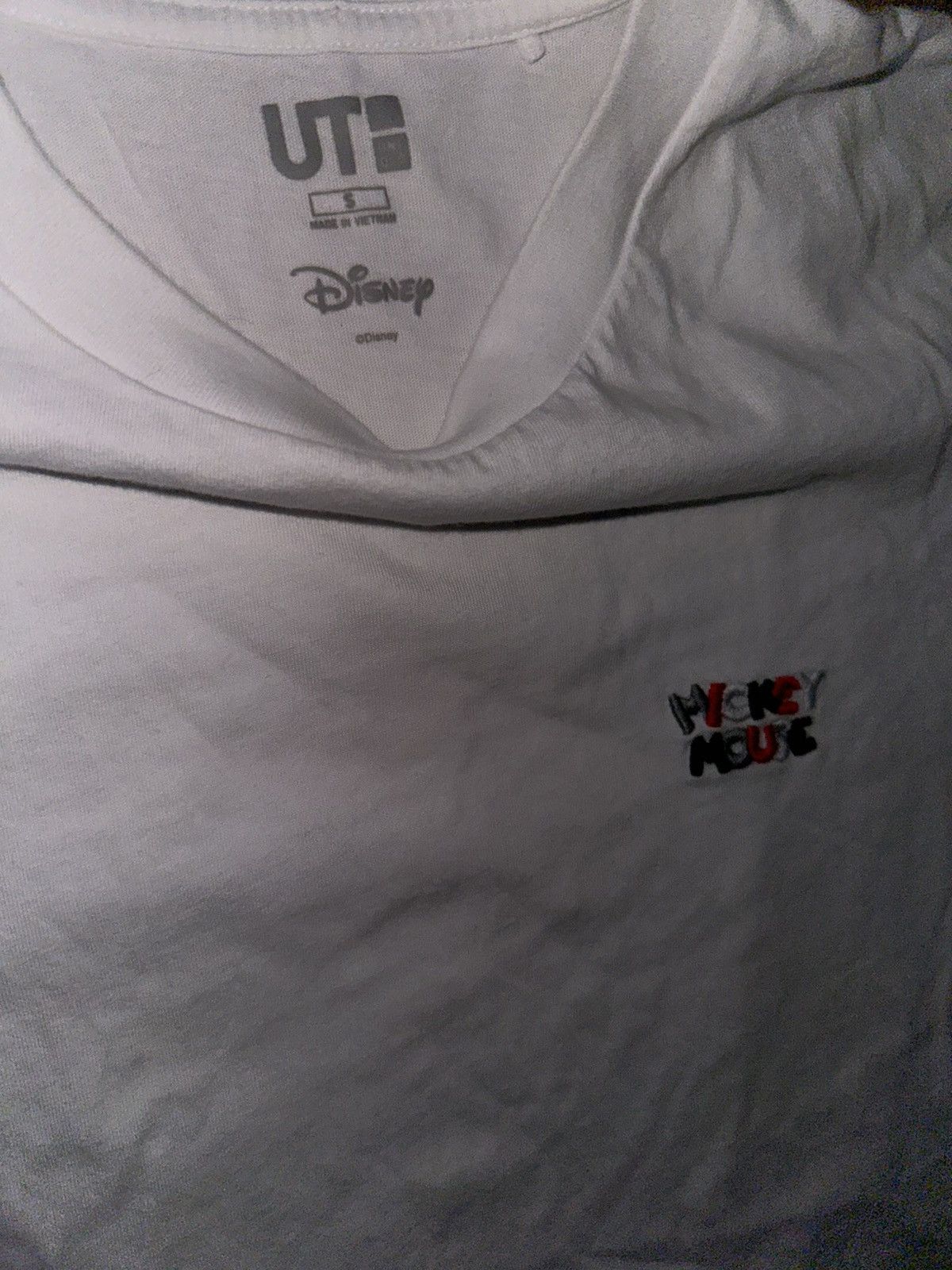 Uniqlo Uniqlo x Mickey Mouse Eras embroidered t-shirt white medium Size US M / EU 48-50 / 2 - 4 Thumbnail