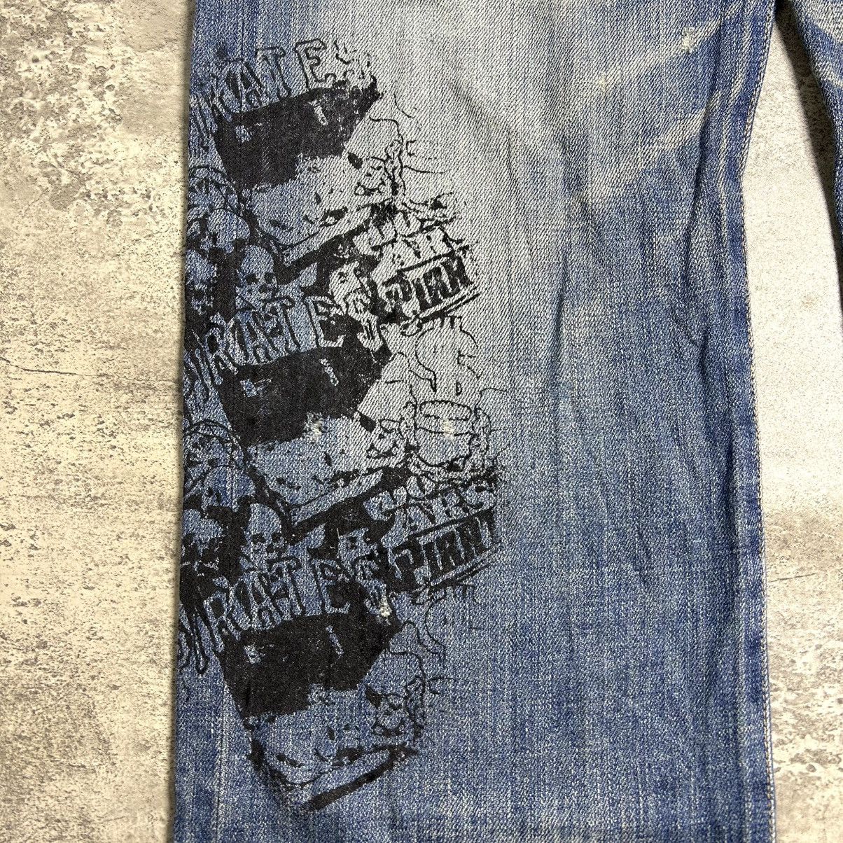 Swagger Swagger Patch Dollar Pirates Distressed Denim Size US 35 - 13 Thumbnail