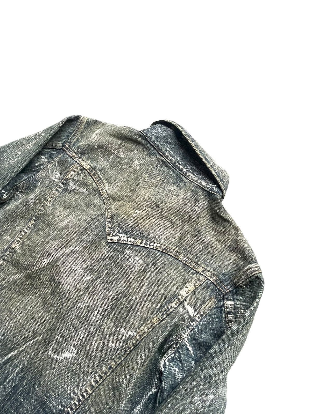 Japanese Brand Big Shark Painted Denim Jacket Size US S / EU 44-46 / 1 - 6 Thumbnail