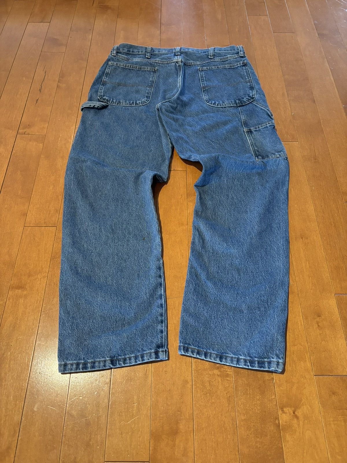 Rustler × Vintage BAGGY RUSTLER CARPENTER JEANS Size US 36 / EU 52 - 1 Thumbnail