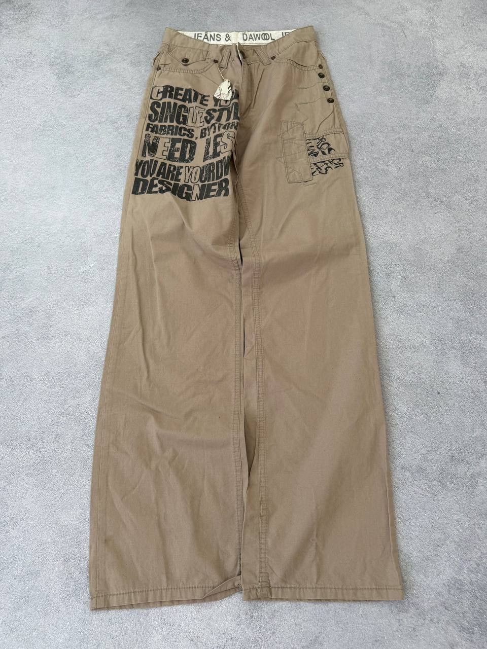 JUNYA WATANABE BALENCIAGA STYLE DISTRESSED JEANS