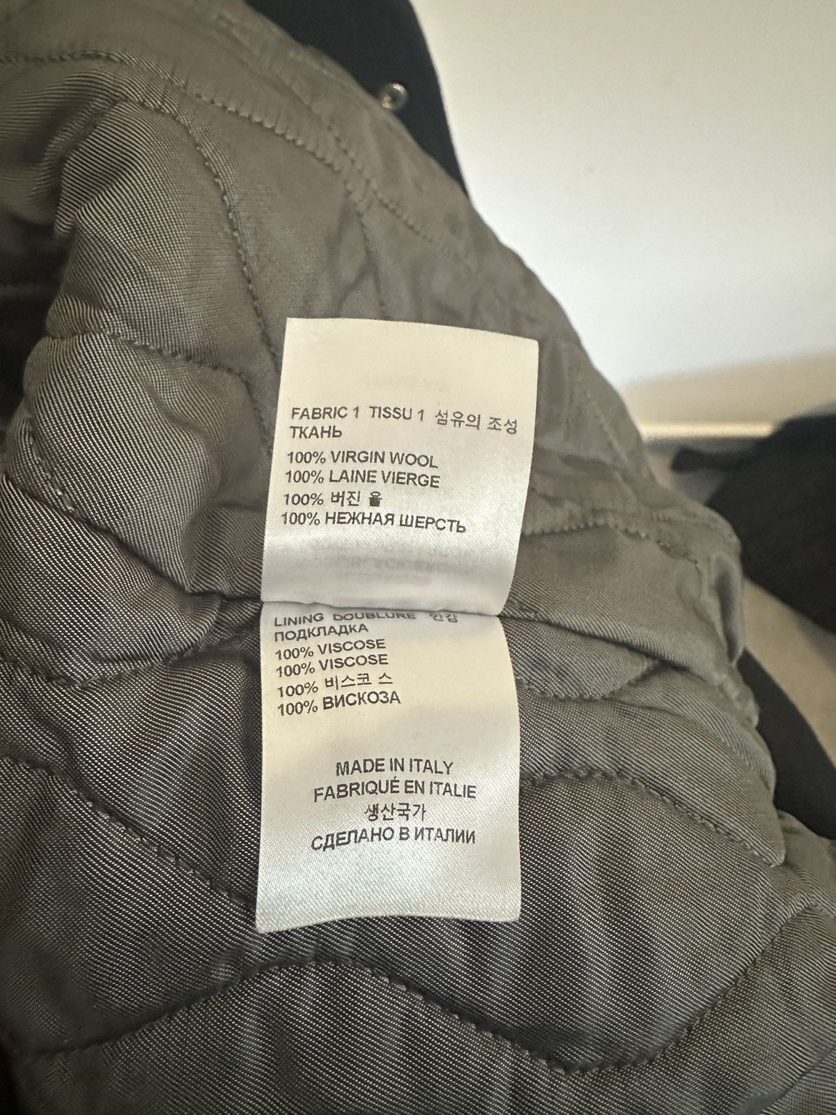 Vetements Vetements Vtmnts Leather Sleeve Wool Bomber Jacket Size US M / EU 48-50 / 2 - 9 Thumbnail