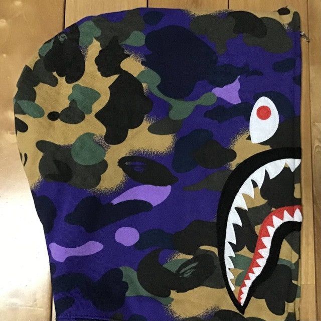 Bape × Heron Preston HERON PRESTON × BAPE CAMO Shark Full Zip Hoodie BAPE STA Size US S / EU 44-46 / 1 - 4 Thumbnail