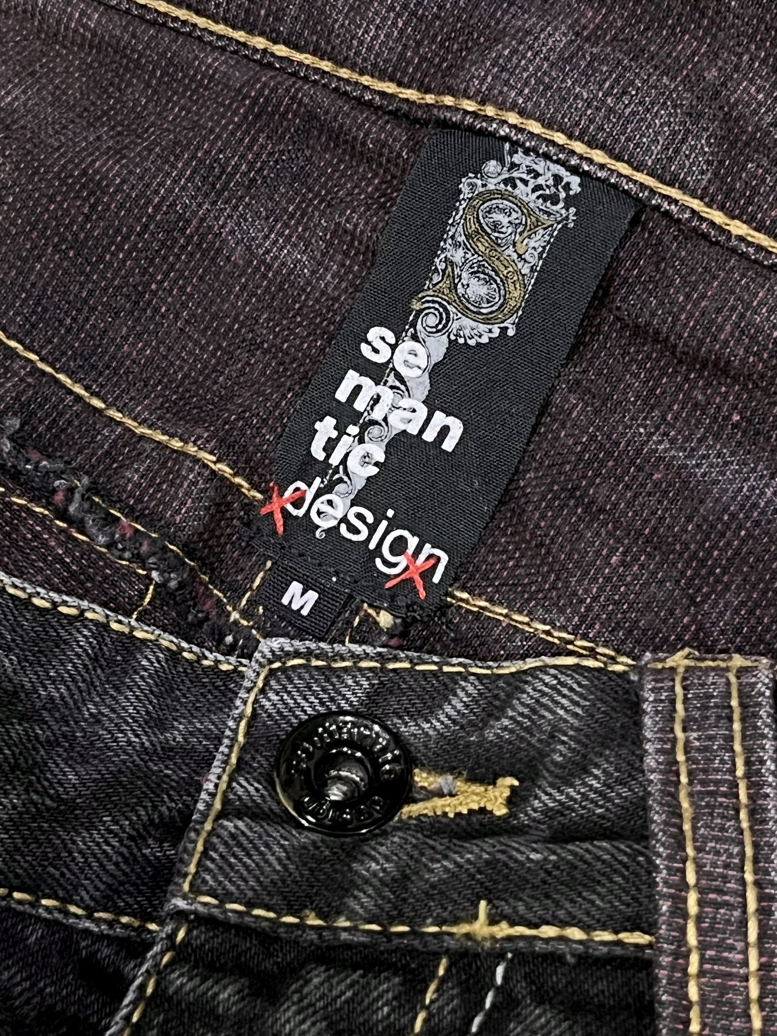 semanticdesign FYE🤘🏼SEMANTIC DESIGN Punk Multi Head Zipper Clawmark Flare Size US 30 / EU 46 - 12 Thumbnail