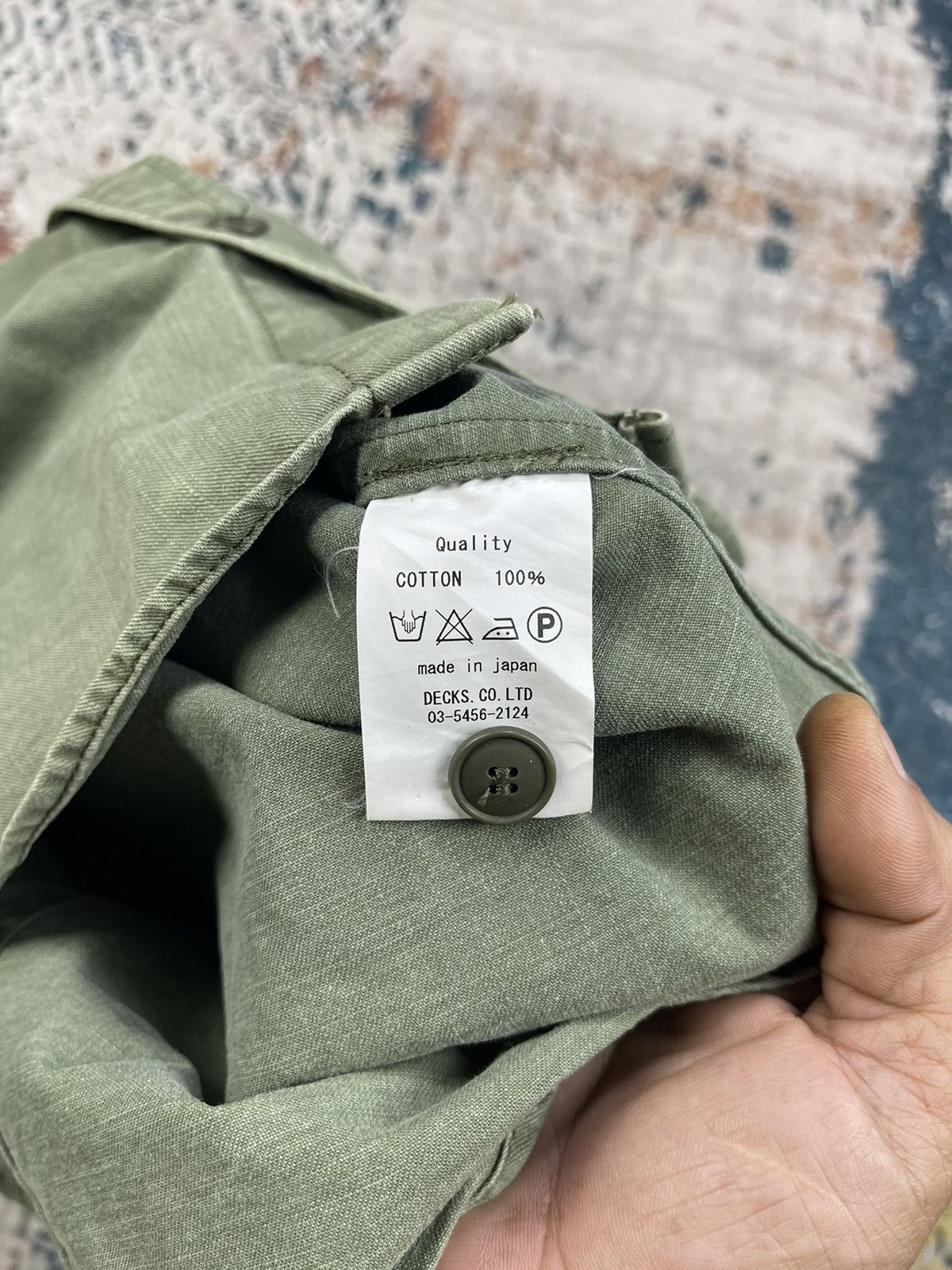 Vintage Magine Japan U.S Army Quarter Sleeve Workshirt Size US XS / EU 42 / 0 - 13 Thumbnail