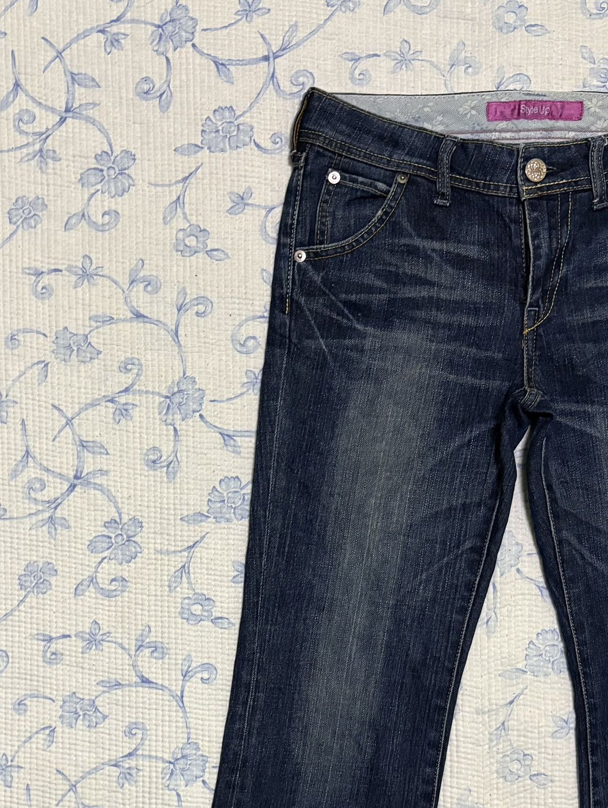 Uniqlo Japanese Uniqlo Style Up Streetwear Pant Flared Denim Size US 30 / EU 46 - 5 Thumbnail