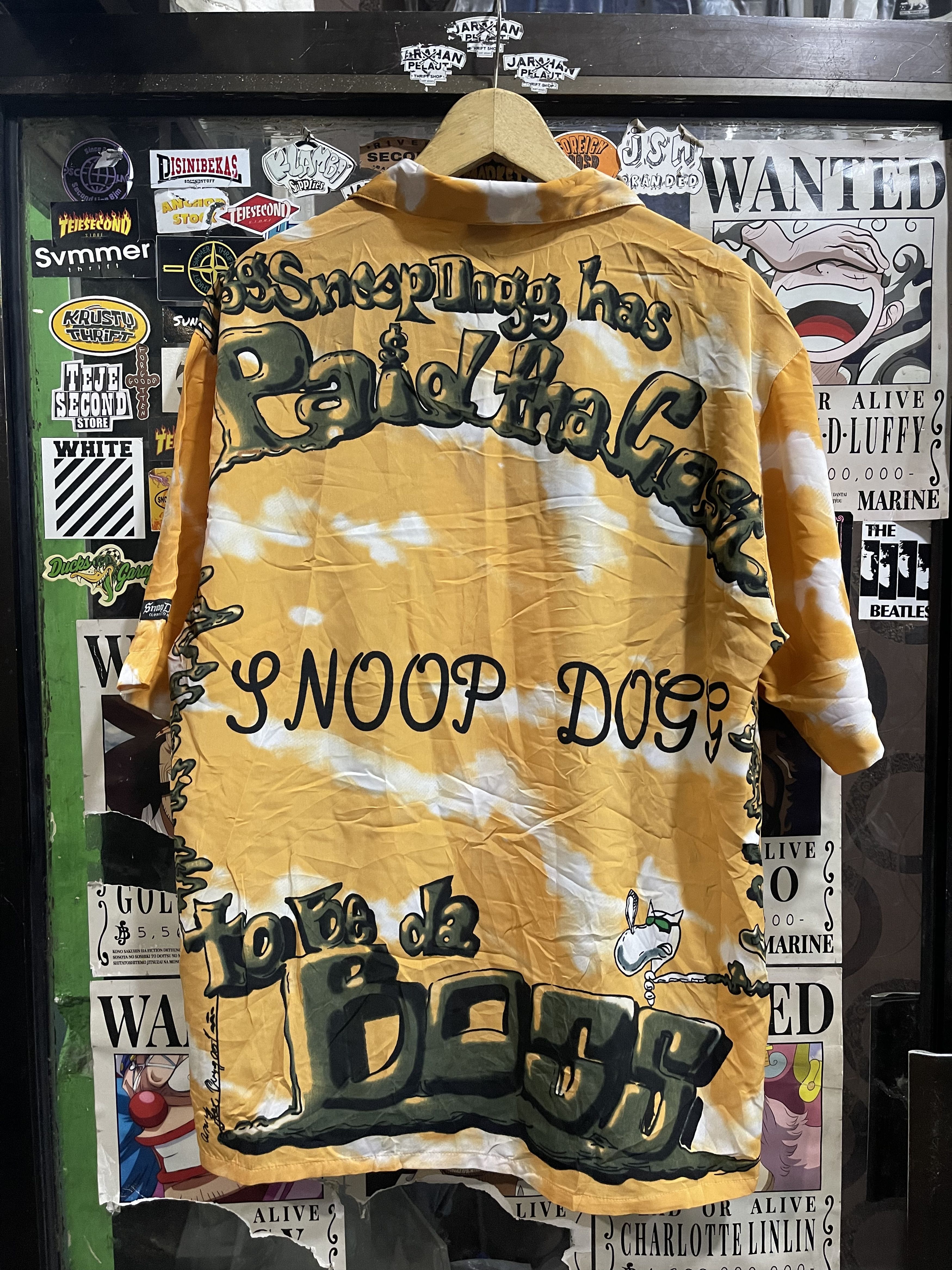 Snoop Dogg Vtg 2002 SnoopDogg Album Promo tshirt rapp hiphopp AllPrint Size US L / EU 52-54 / 3 - 9 Thumbnail