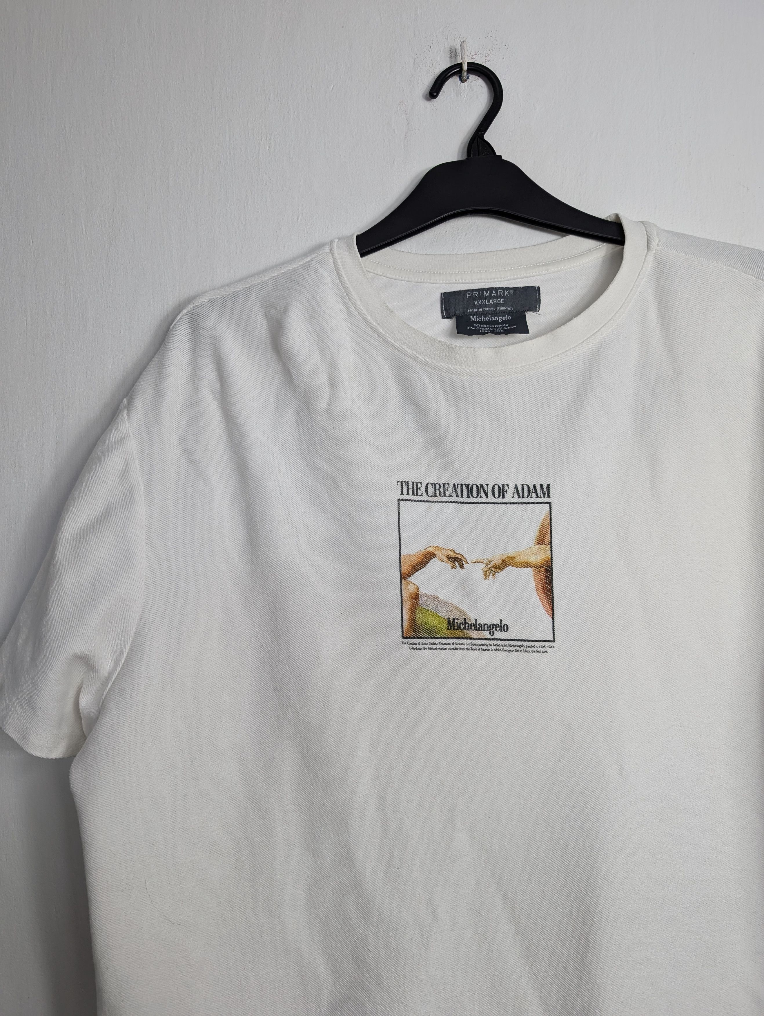 Other 3XL Michelangelo Creation of Adam Art Graphic T-Shirt Size US XXL / EU 58 / 5 - 4 Thumbnail