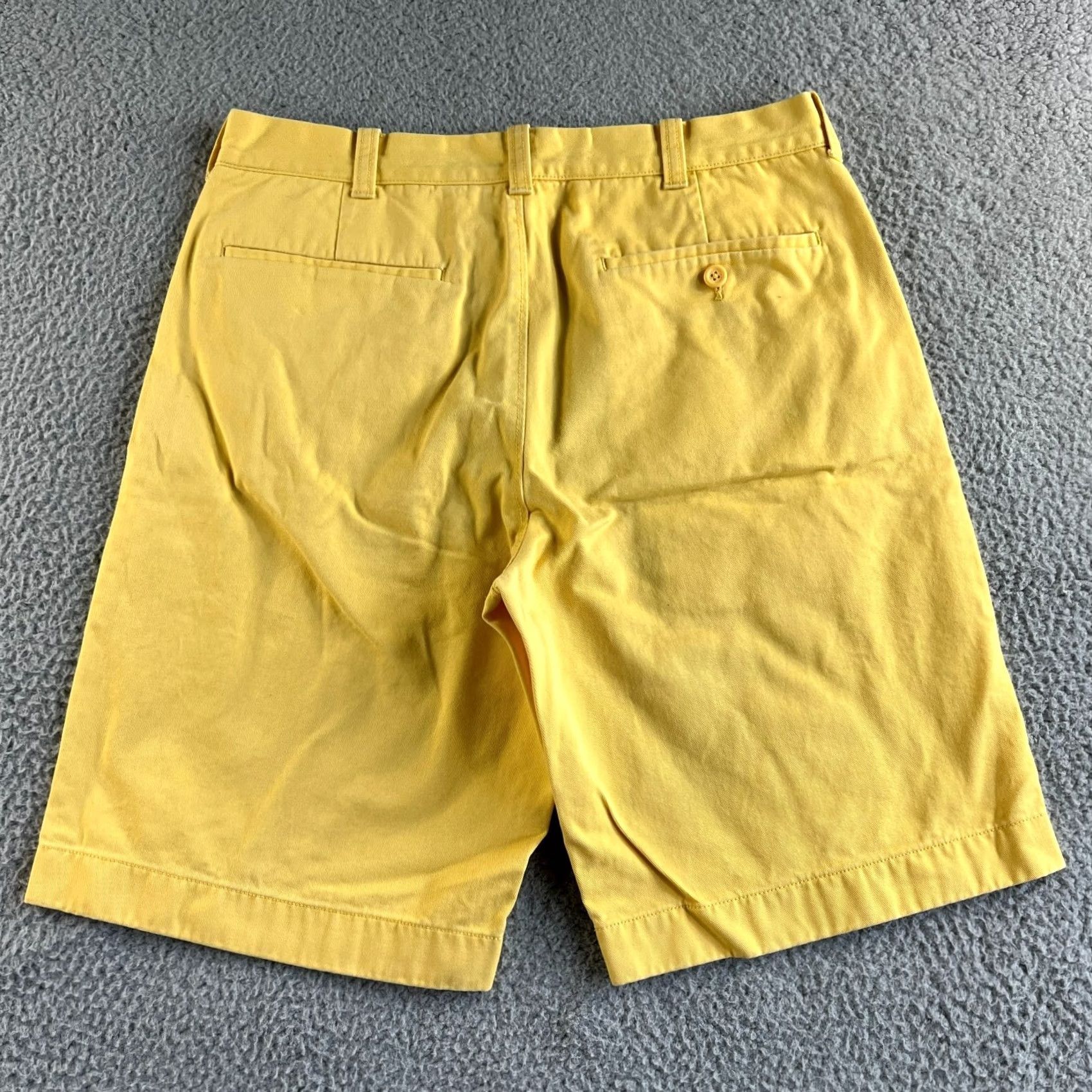 J.Crew J.CREW Shorts Mens 32 Yellow Chino Flat Front Beach Outdoor Preppy Casual Regular Inseam 10 in Size US 32 / EU 48 - 2 Thumbnail