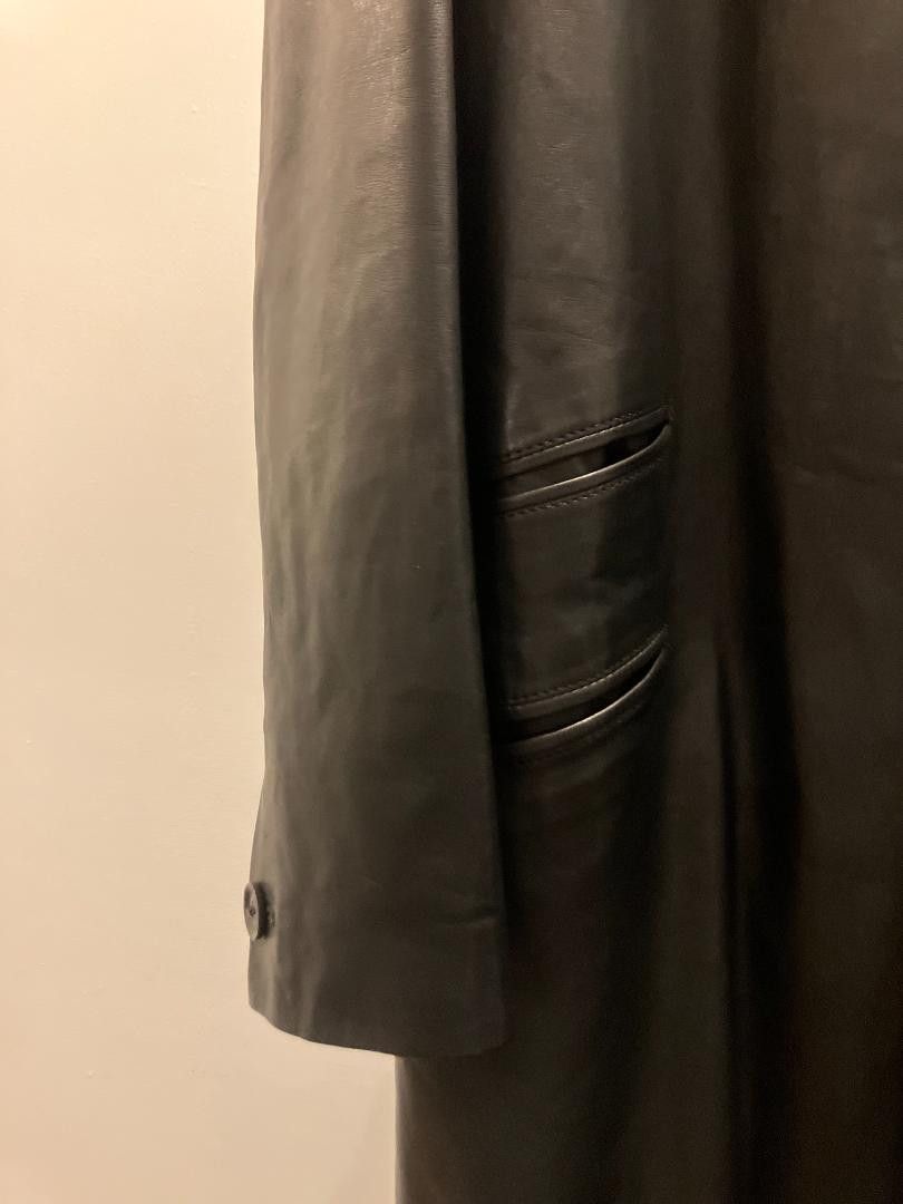 Yohji Yamamoto Yohji Yamamoto POUR HOMME 2023AW Leather Coat Size US M / EU 48-50 / 2 - 2 Thumbnail