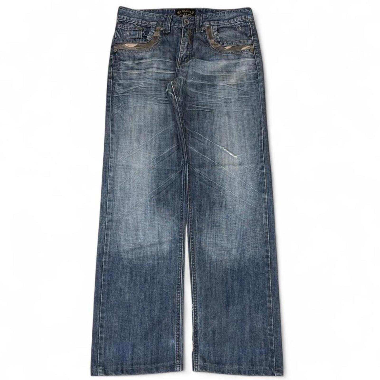 True Religion Y2K J.DANIEL UNIQUE DESIGN BOOTCUT STYLE DENIM JEANS Size US 32 / EU 48 - 2 Thumbnail