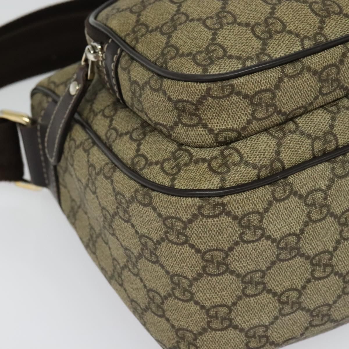 Gucci GUCCI GG Supreme Shoulder Bag Pvc Beige Gold Size ONE SIZE - 10 Thumbnail