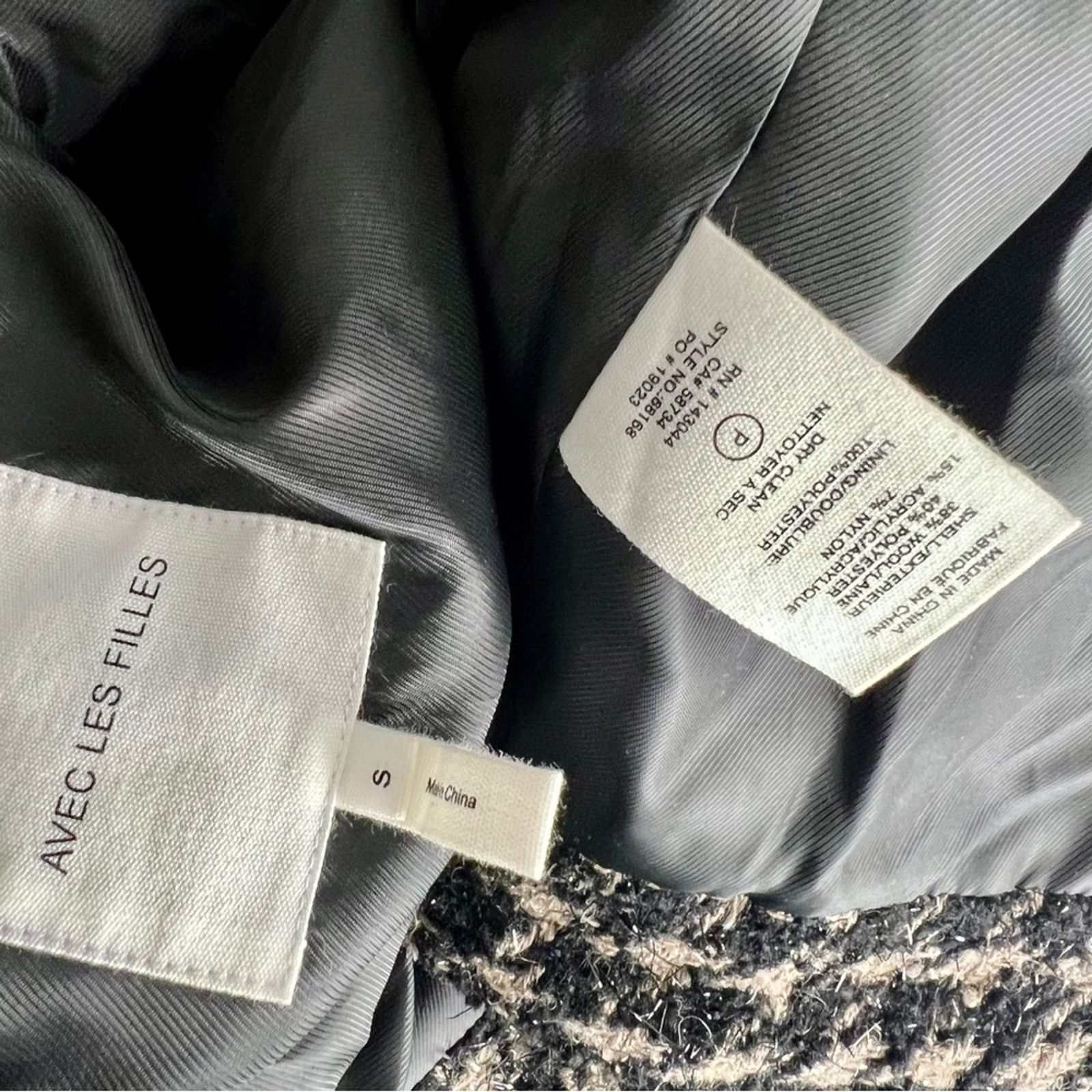 Anthropologie Anthropologie Avec Les Filles Cropped Bomber Lea Jacket S Size S / US 4 / IT 40 - 10 Thumbnail
